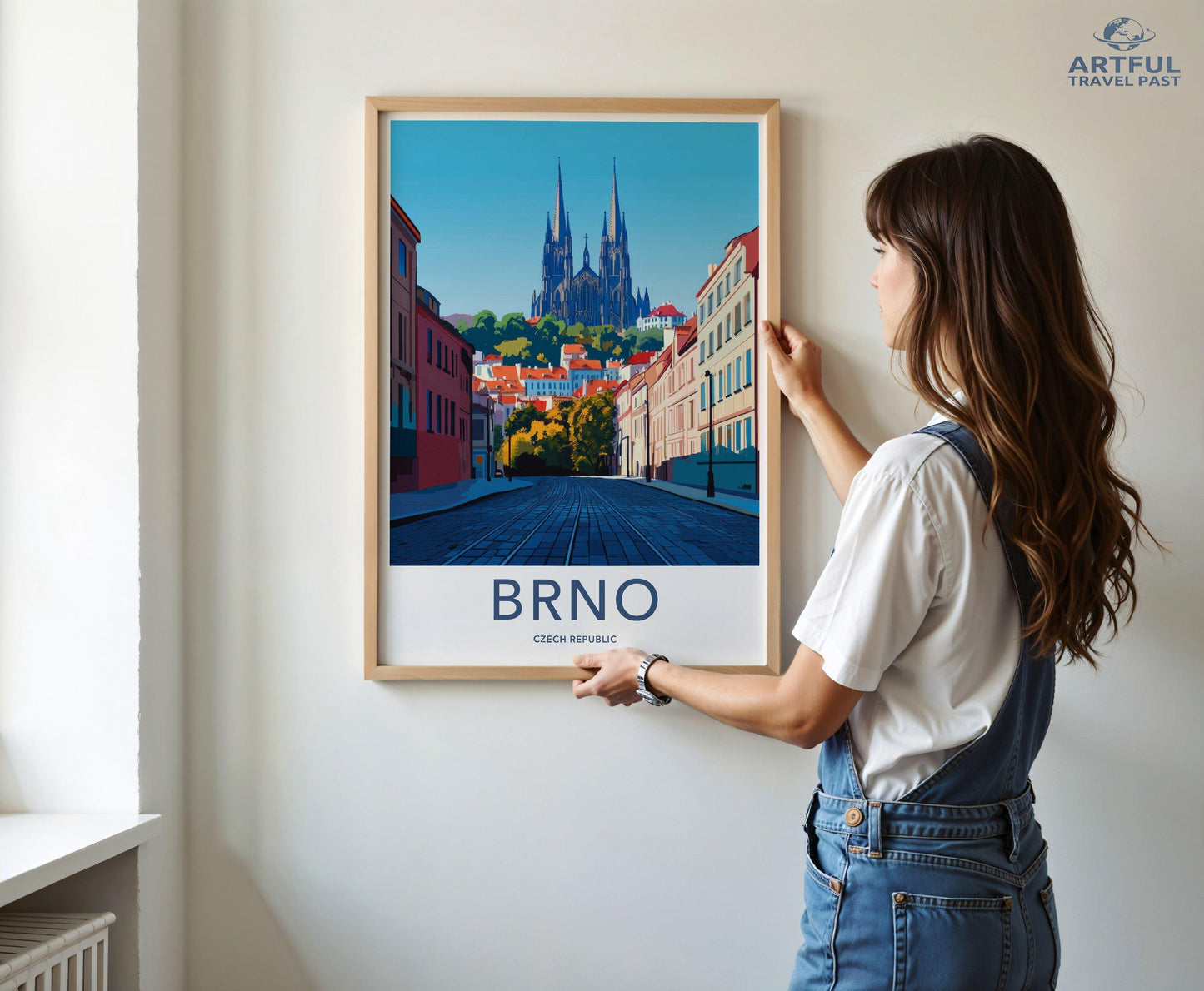 Brno Poster | Czech Republic Wall Art | Eastern Europe Decor