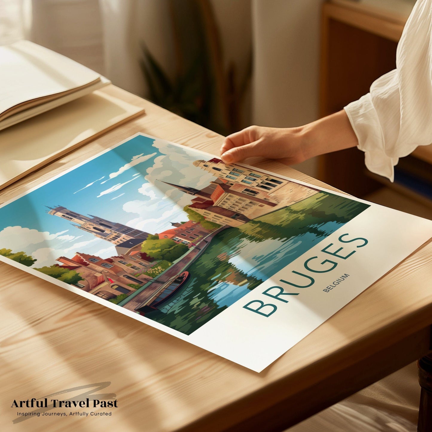 Bruges Poster - Belgium Wall Art