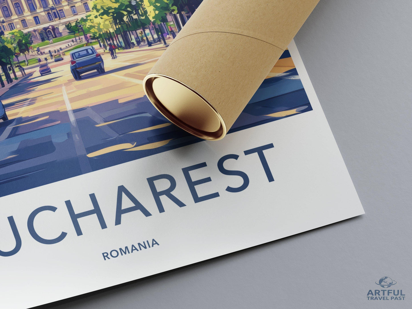 Bucharest Poster - Romania Wall Art