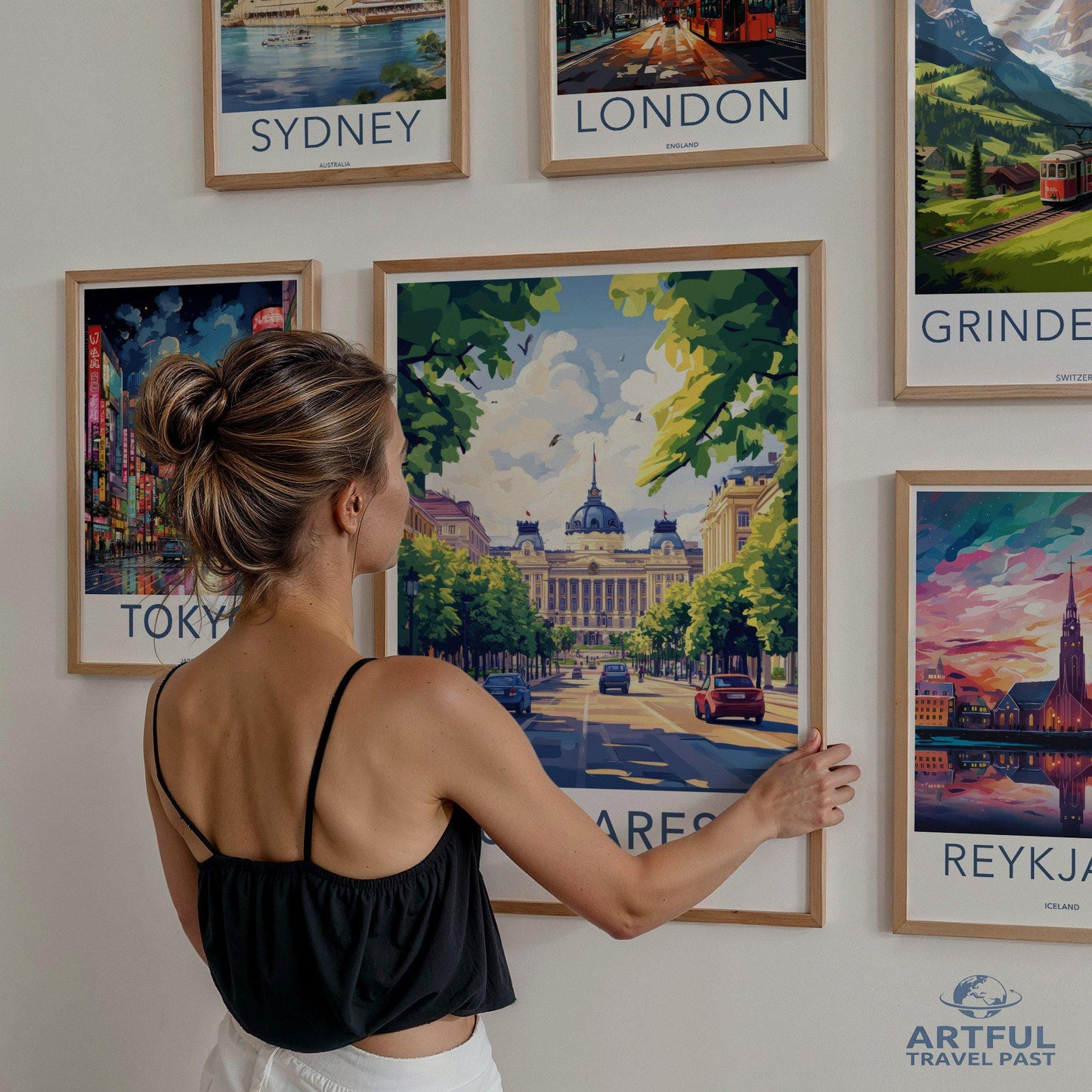 Bucharest Poster - Romania Wall Art