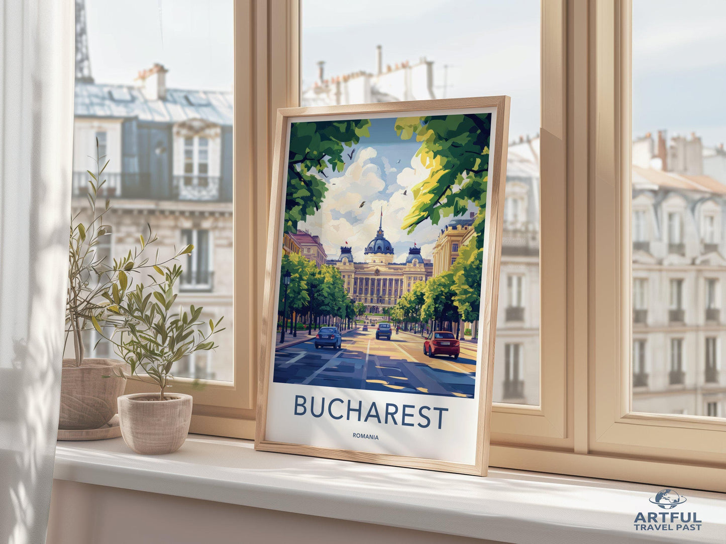 Bucharest Poster - Romania Wall Art