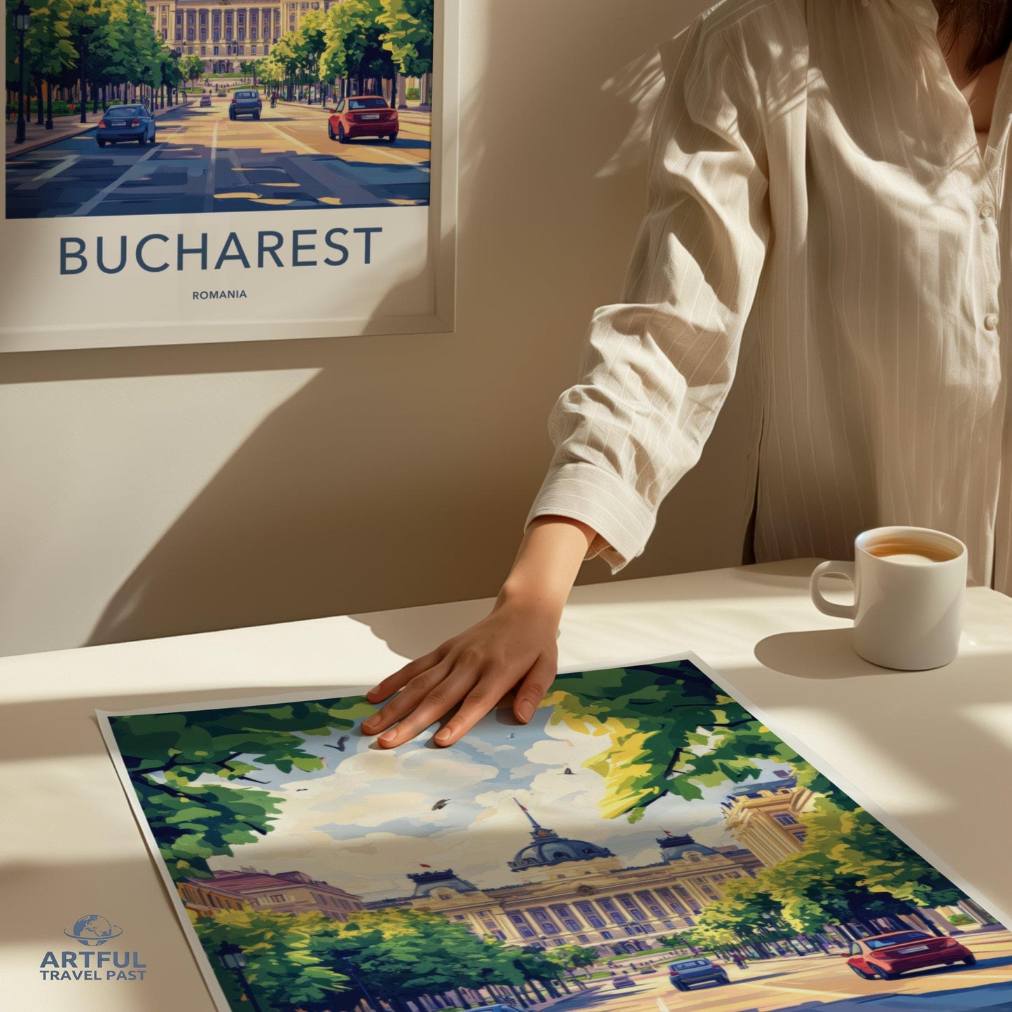 Bucharest Poster - Romania Wall Art