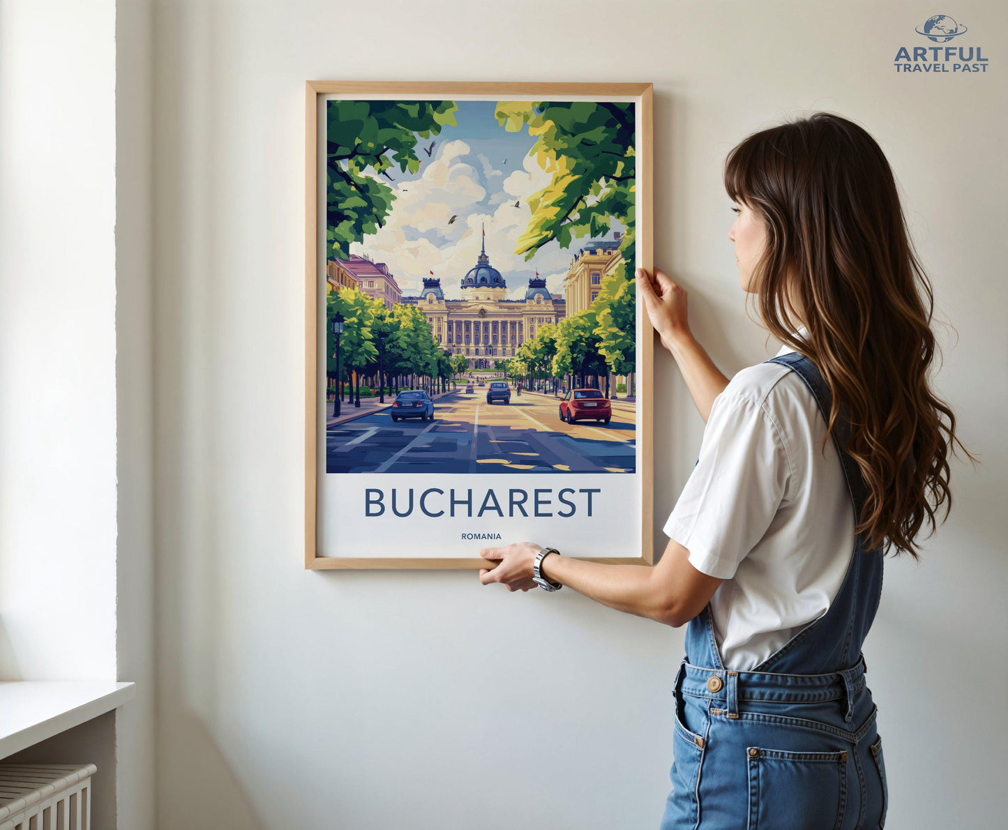 Bucharest Poster - Romania Wall Art