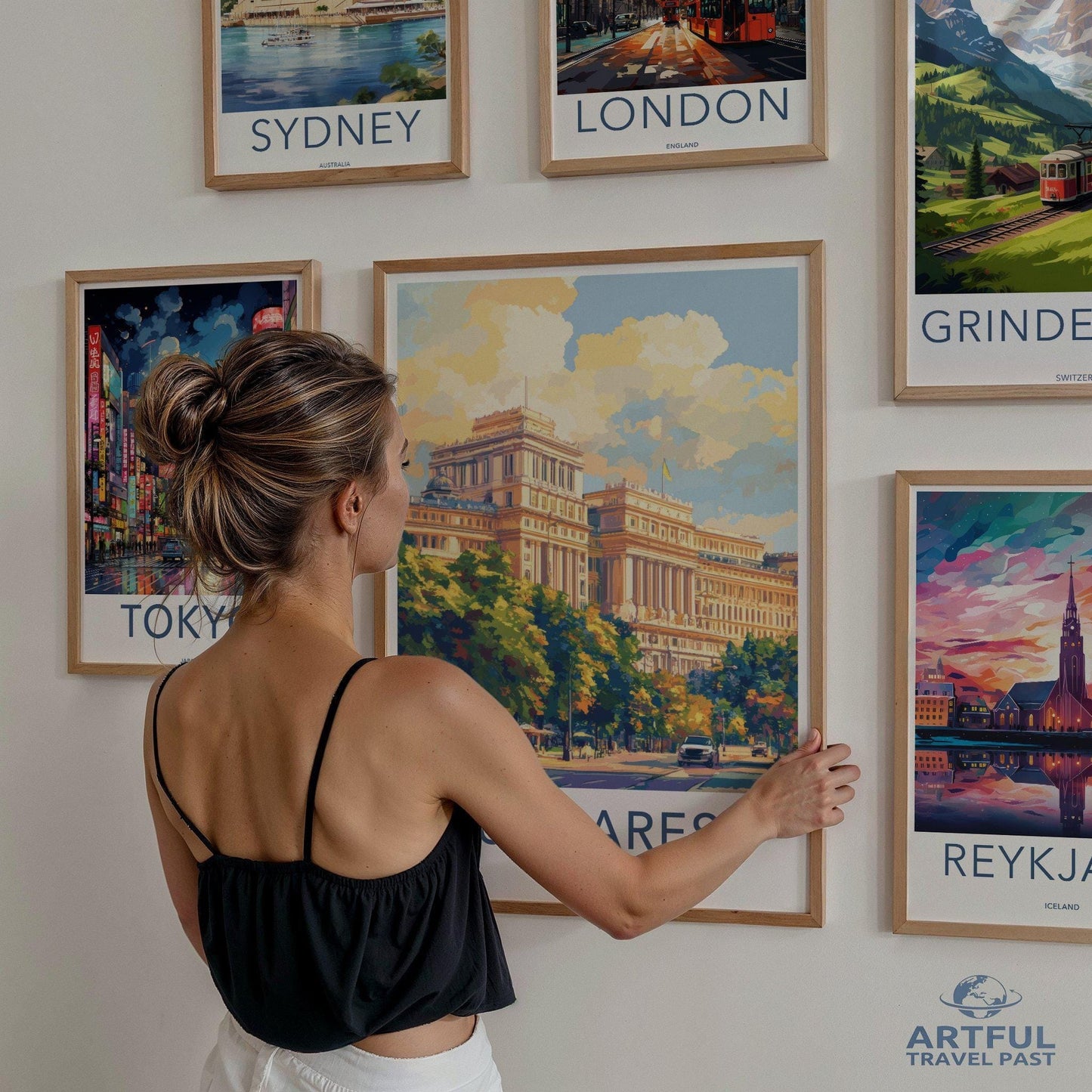 Bucharest Poster - Romania Wall Art