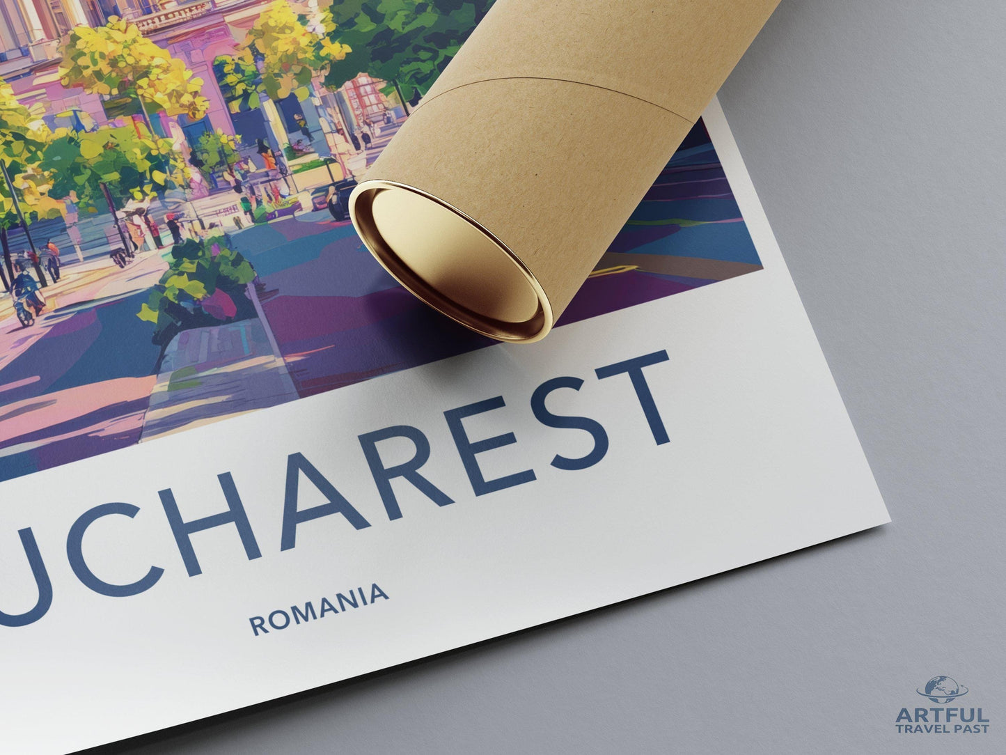 Bucharest Poster | Romania Wall Art | Europe Decor