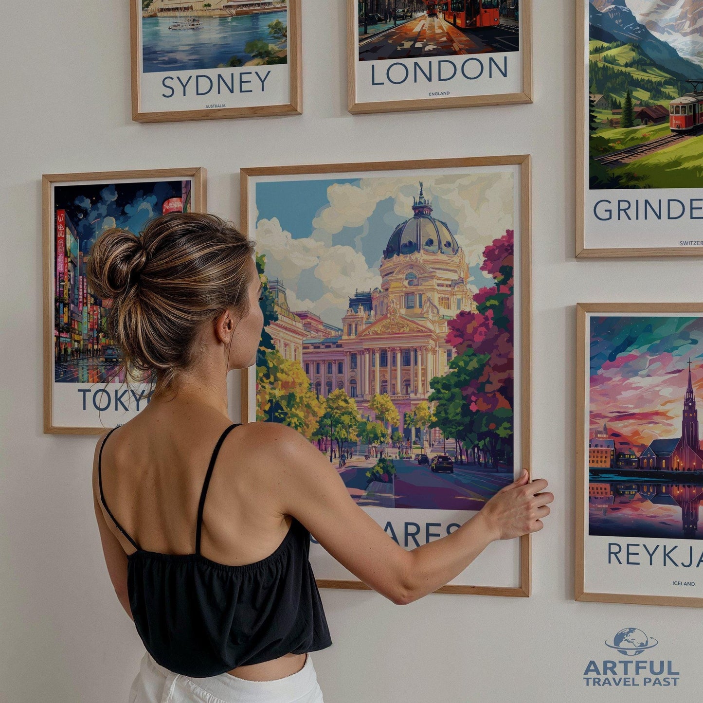 Bucharest Poster | Romania Wall Art | Europe Decor