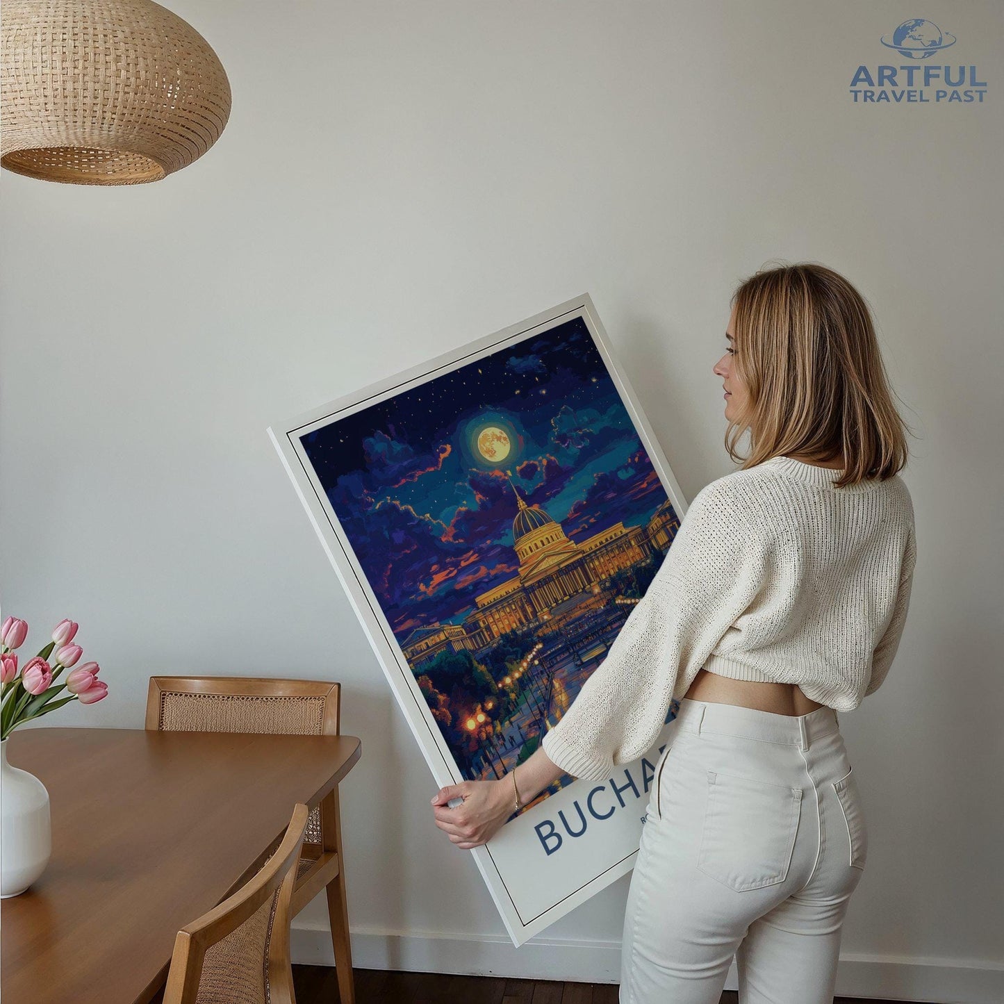 Bucharest Poster | Romania Wall Art | Europe Decor