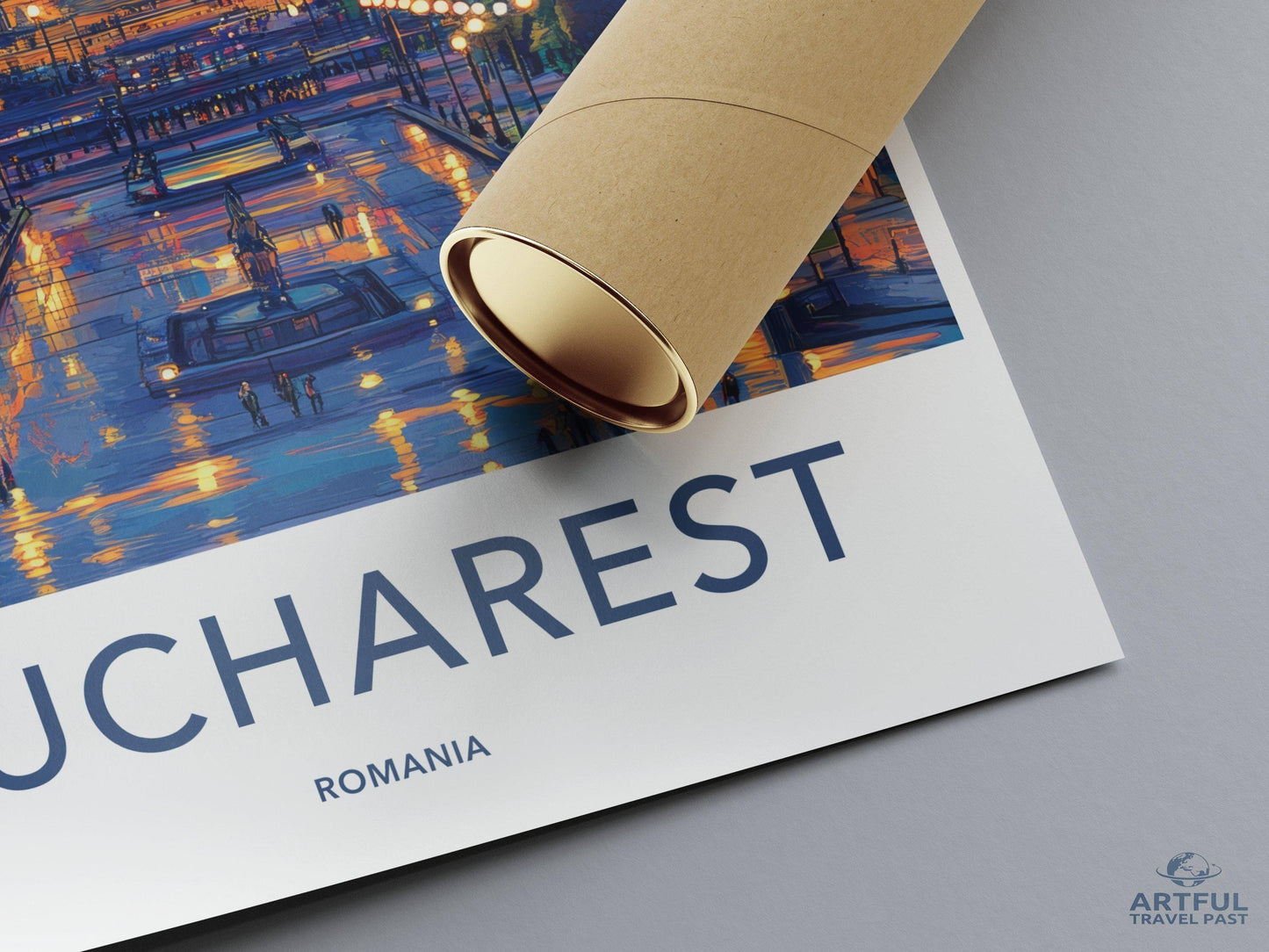 Bucharest Poster | Romania Wall Art | Europe Decor