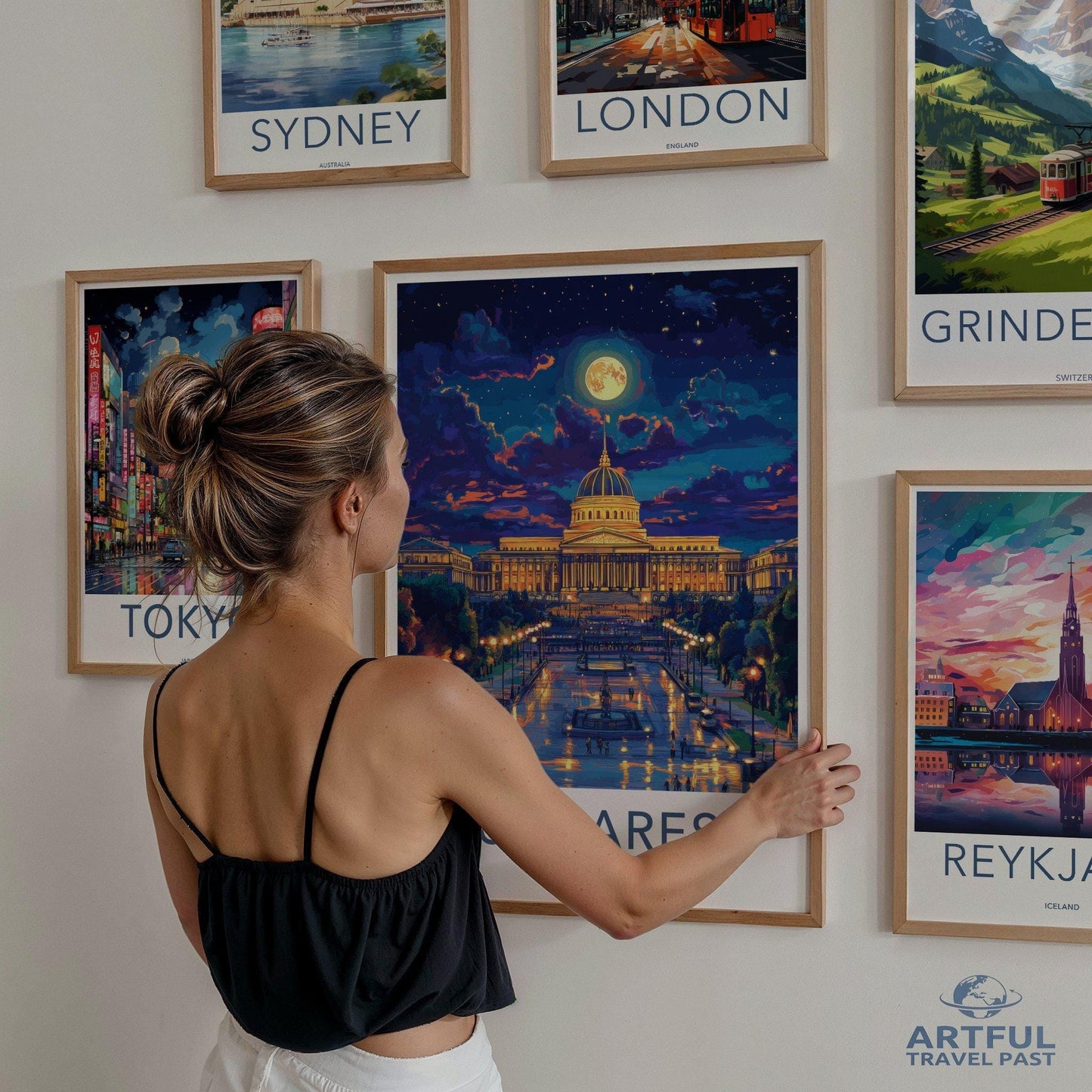 Bucharest Poster | Romania Wall Art | Europe Decor