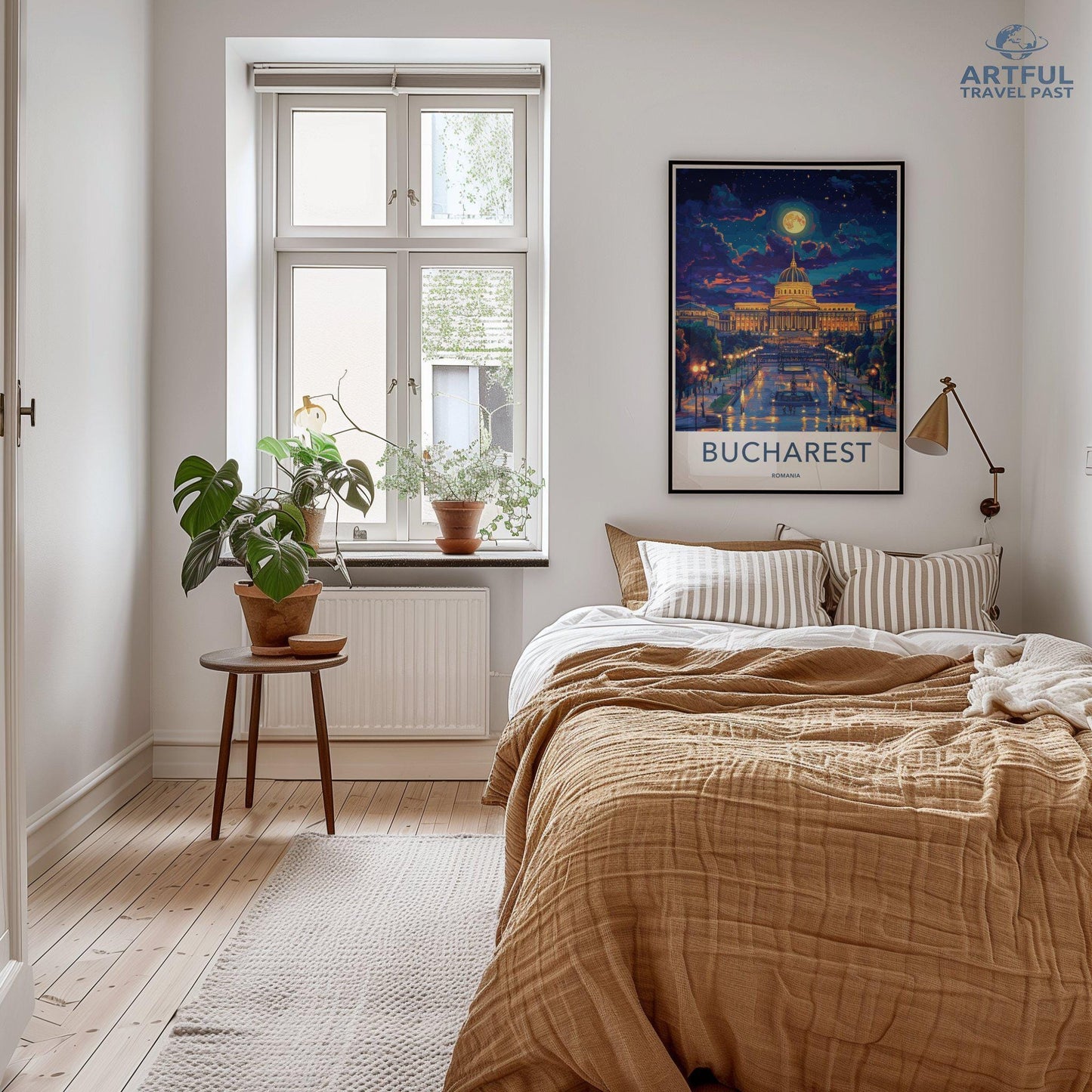 Bucharest Poster | Romania Wall Art | Europe Decor