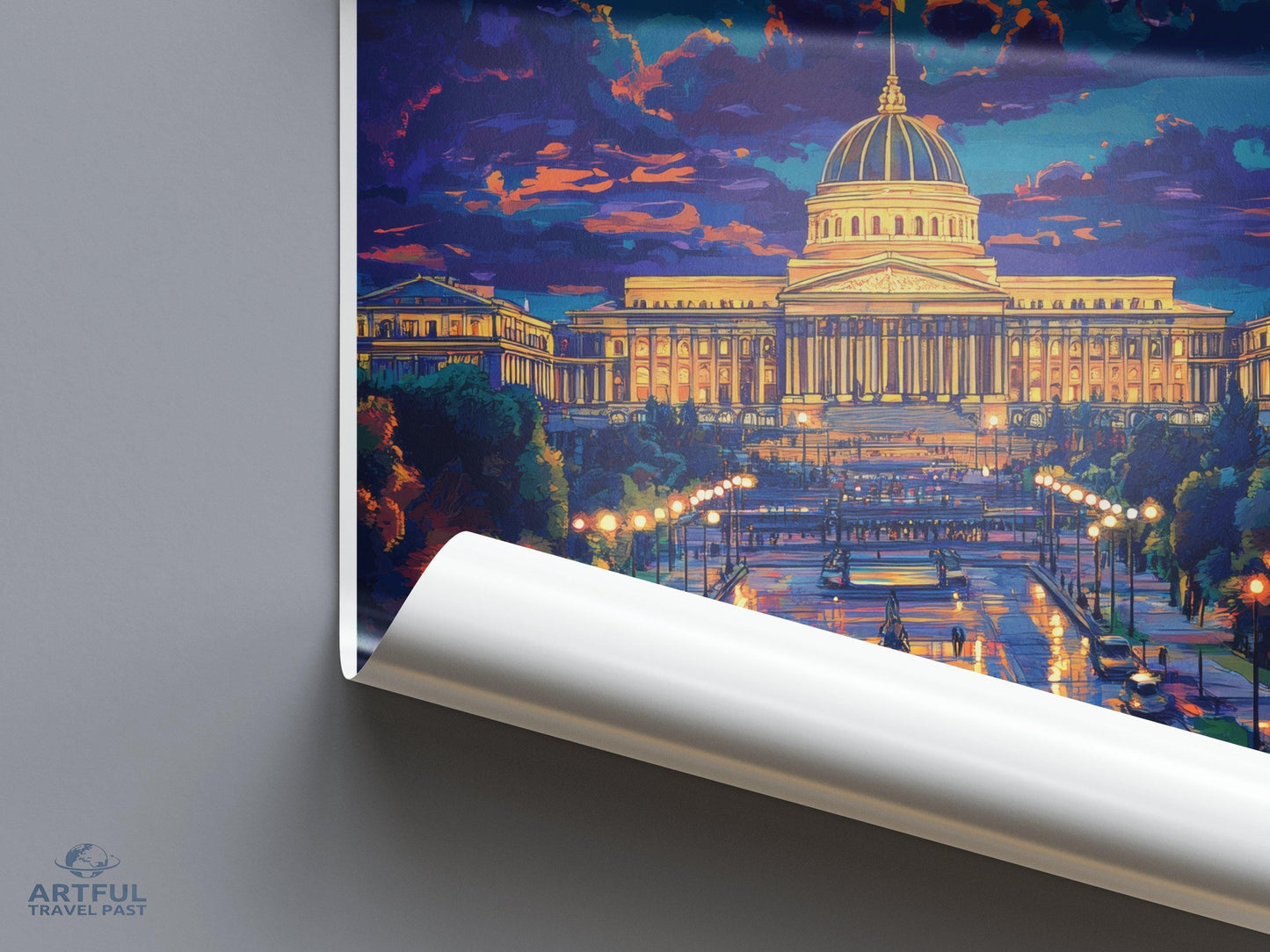 Bucharest Poster | Romania Wall Art | Europe Decor
