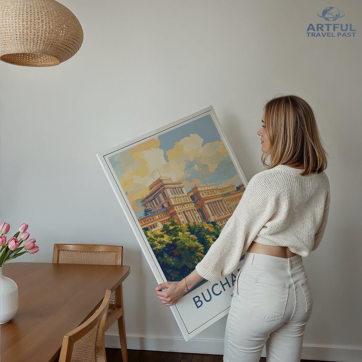 Bucharest Poster | Romania Wall Art | Europe Decor