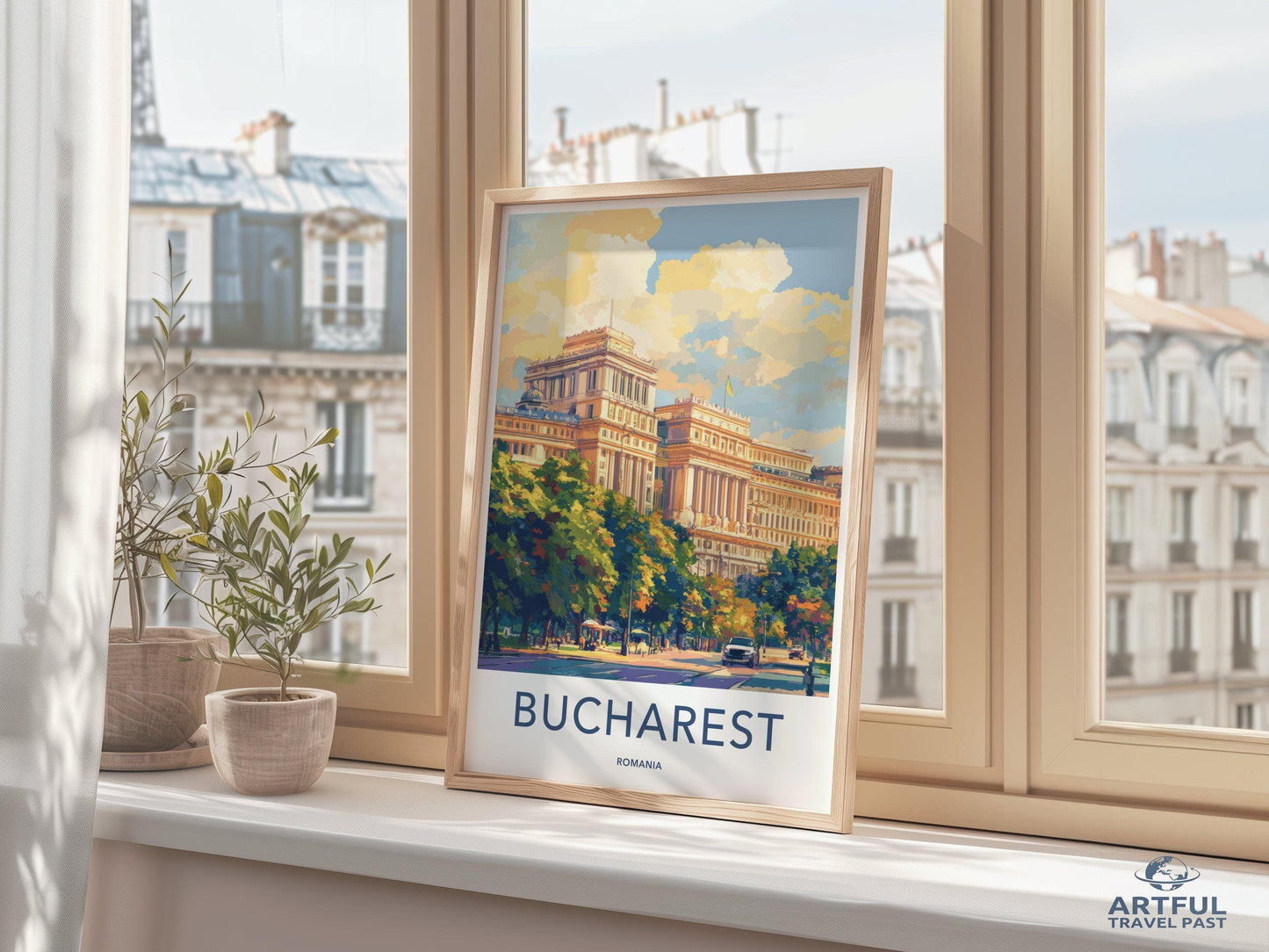 Bucharest Poster | Romania Wall Art | Europe Decor