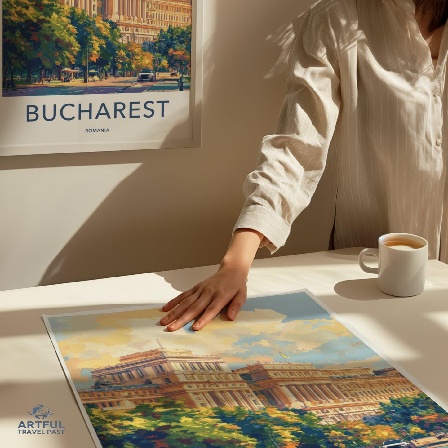 Bucharest Poster | Romania Wall Art | Europe Decor