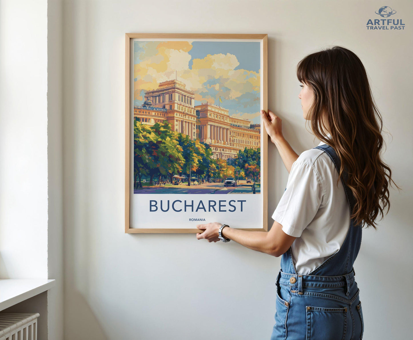 Bucharest Poster | Romania Wall Art | Europe Decor