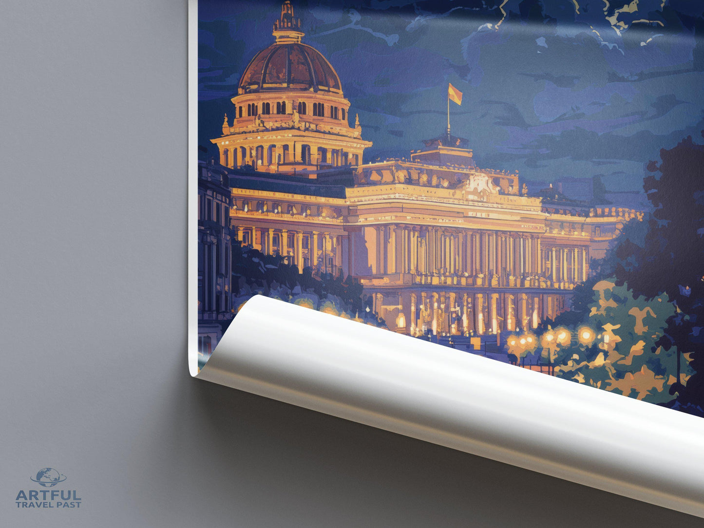 Bucharest Romania Poster - Wall Art