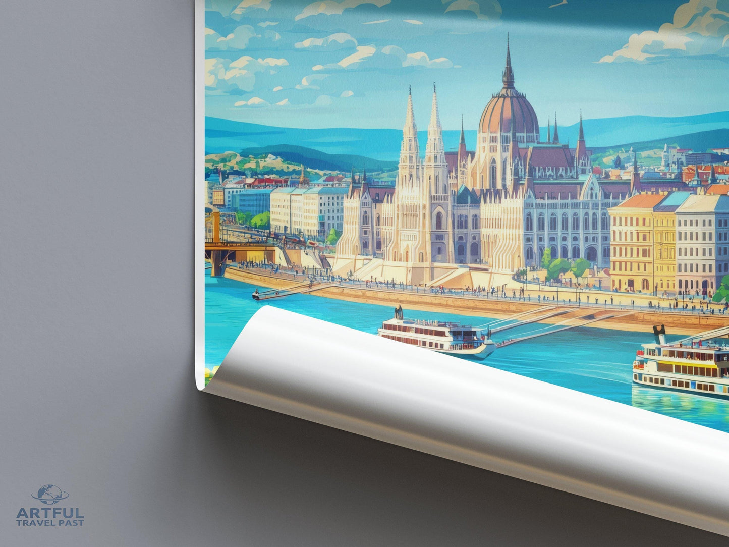 Budapest Poster - Hungary Wall Art
