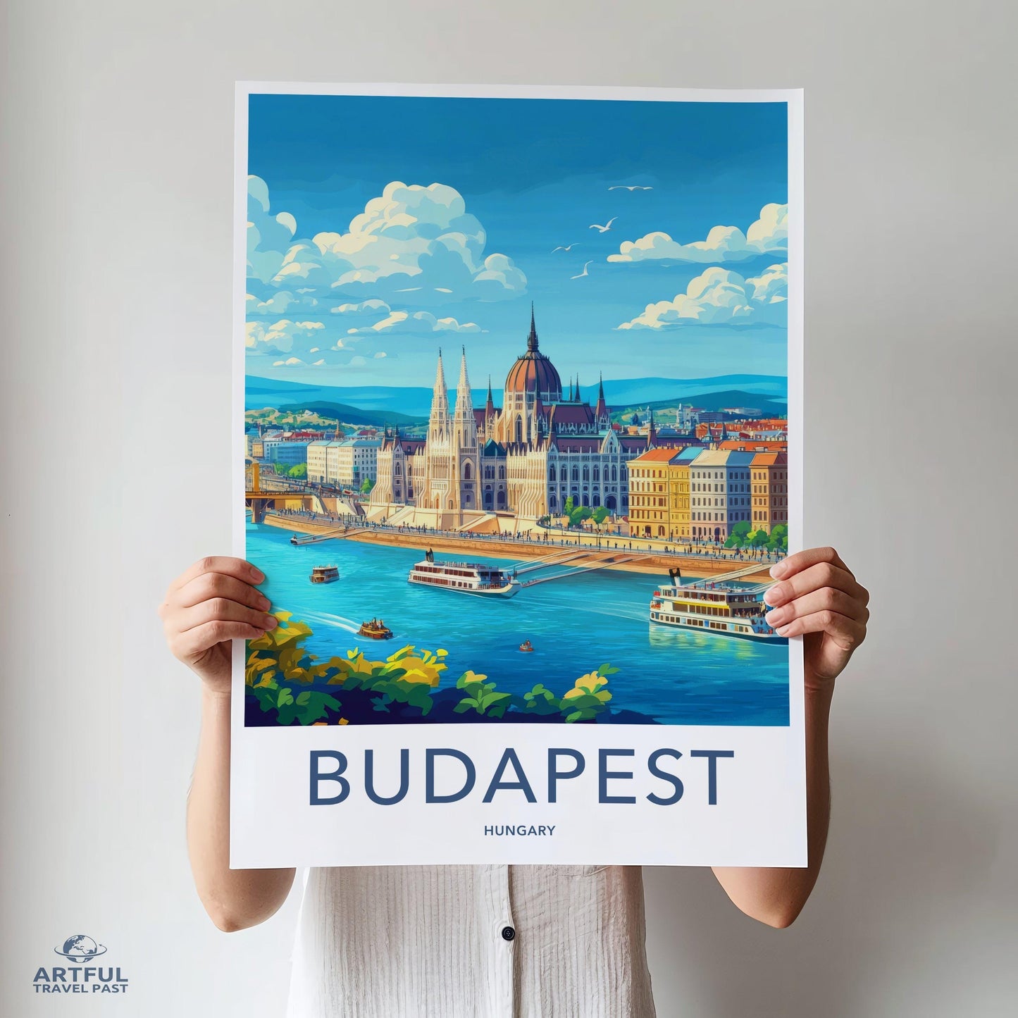 Budapest Poster - Hungary Wall Art