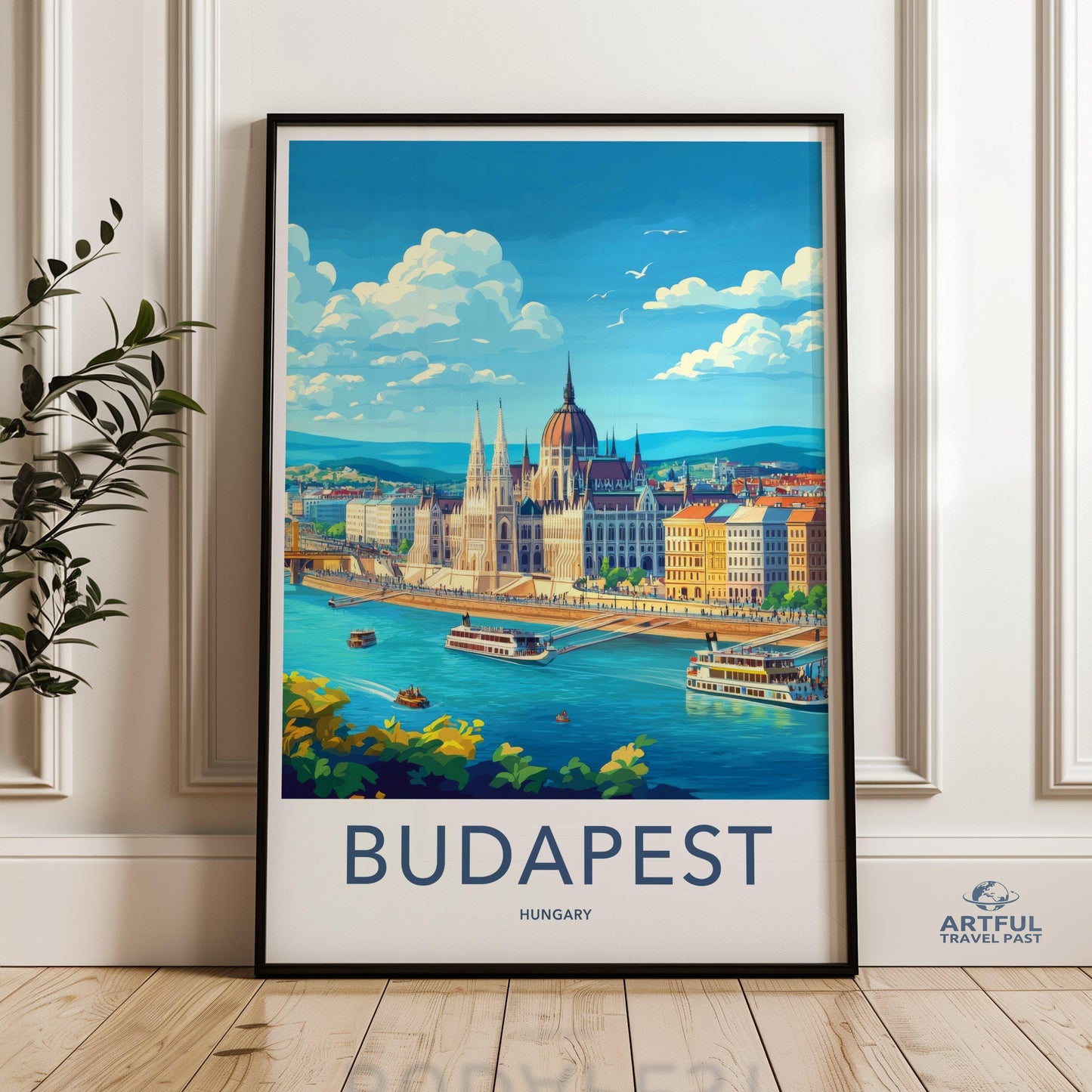Budapest Poster - Hungary Wall Art