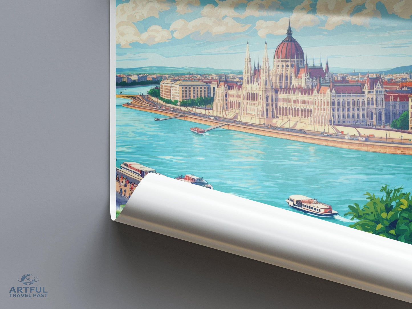 Budapest Poster - Hungary Wall Art