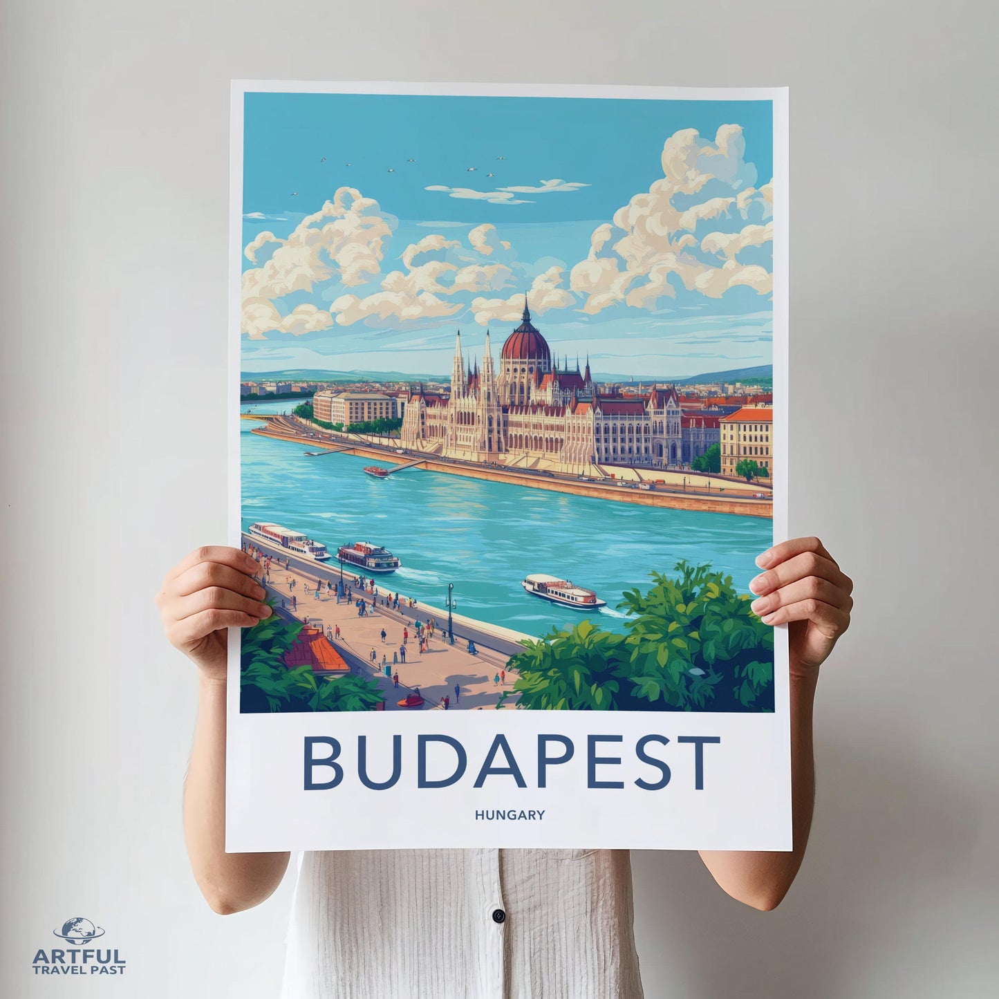 Budapest Poster - Hungary Wall Art