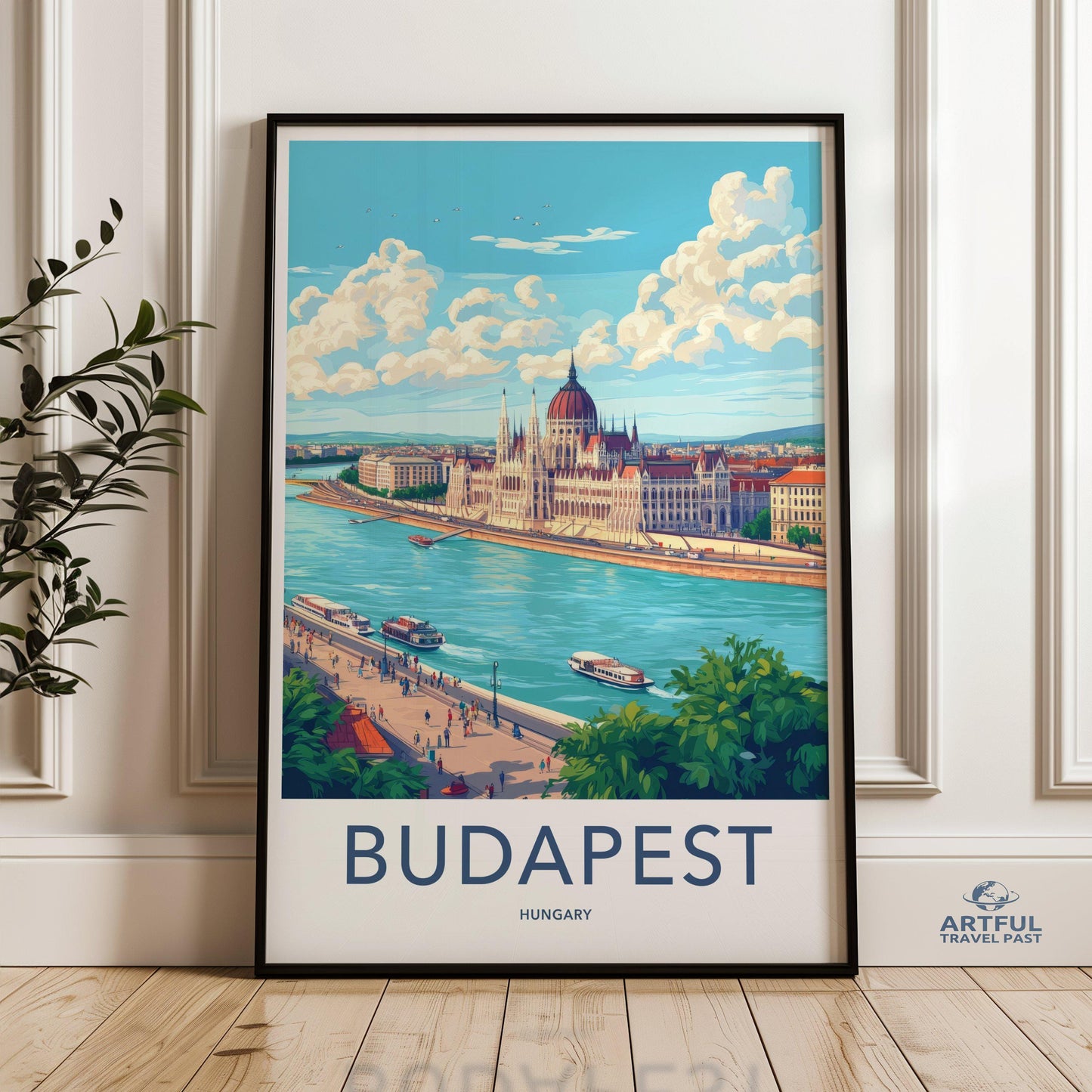 Budapest Poster - Hungary Wall Art