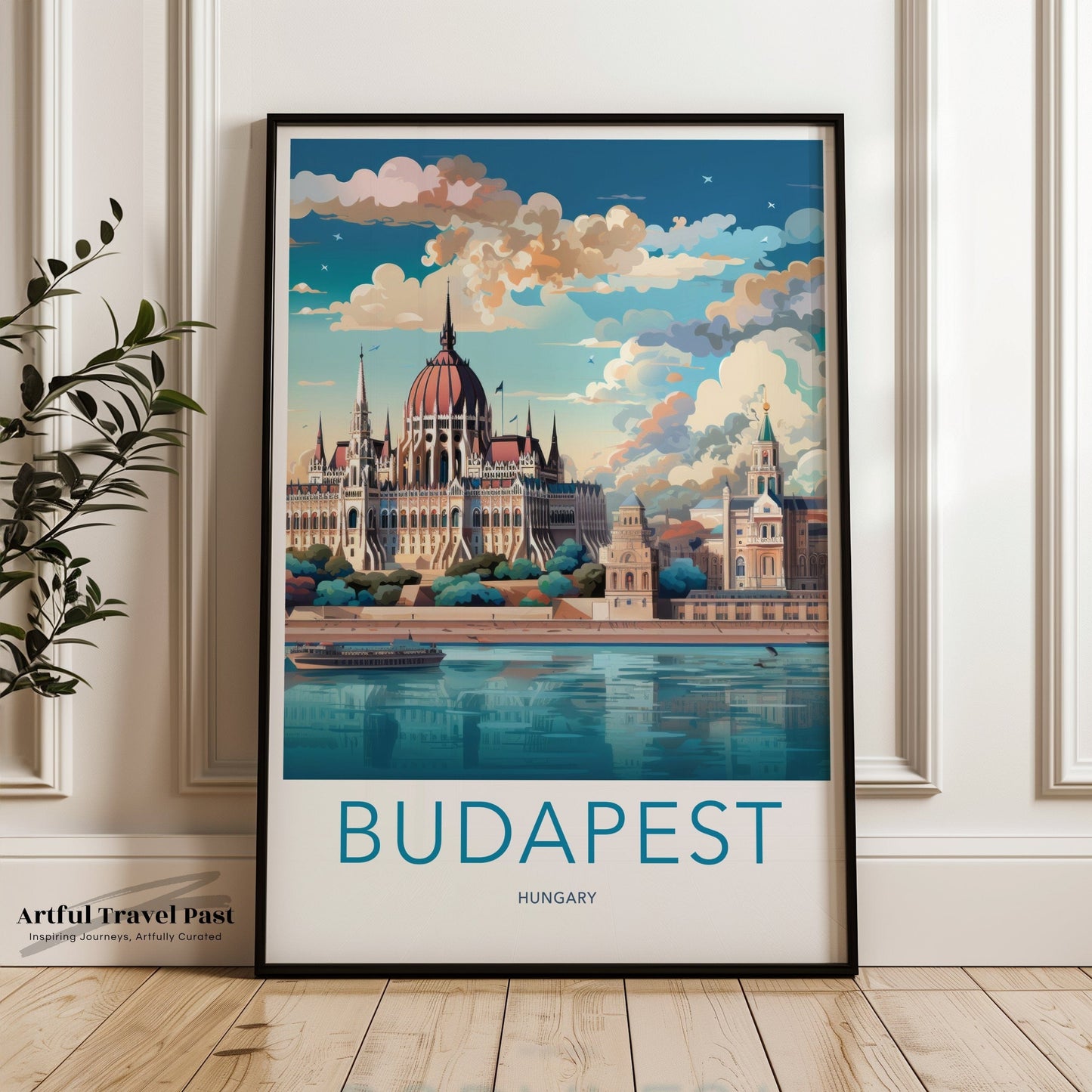 Budapest Poster | Hungary Wall Art | Eastern Europe Decor