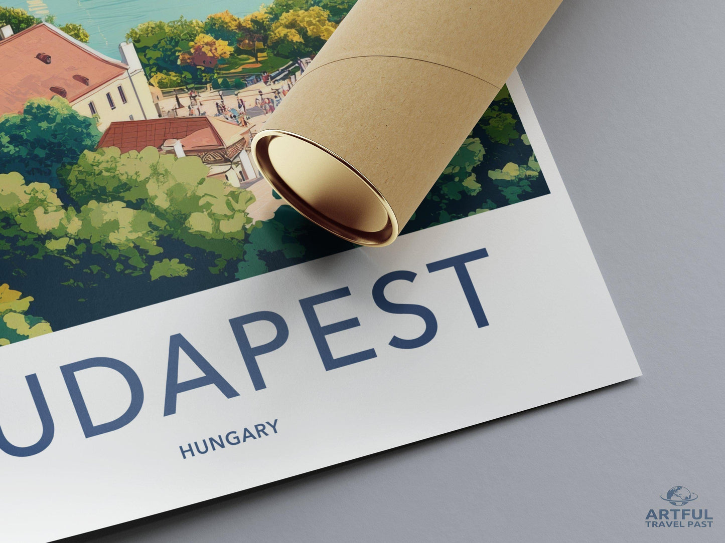 Budapest Poster | Hungary Wall Art | Eastern Europe Decor