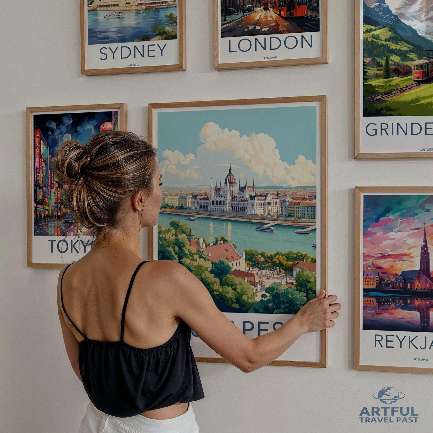 Budapest Poster | Hungary Wall Art | Eastern Europe Decor