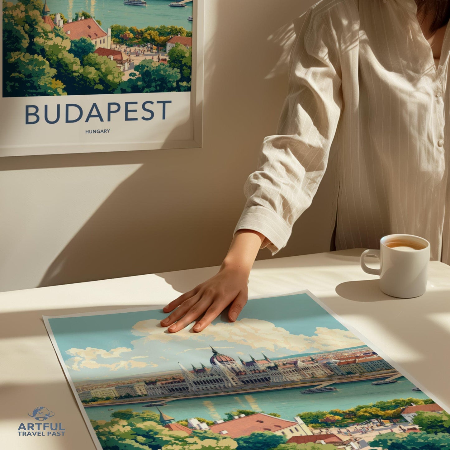 Budapest Poster | Hungary Wall Art | Eastern Europe Decor