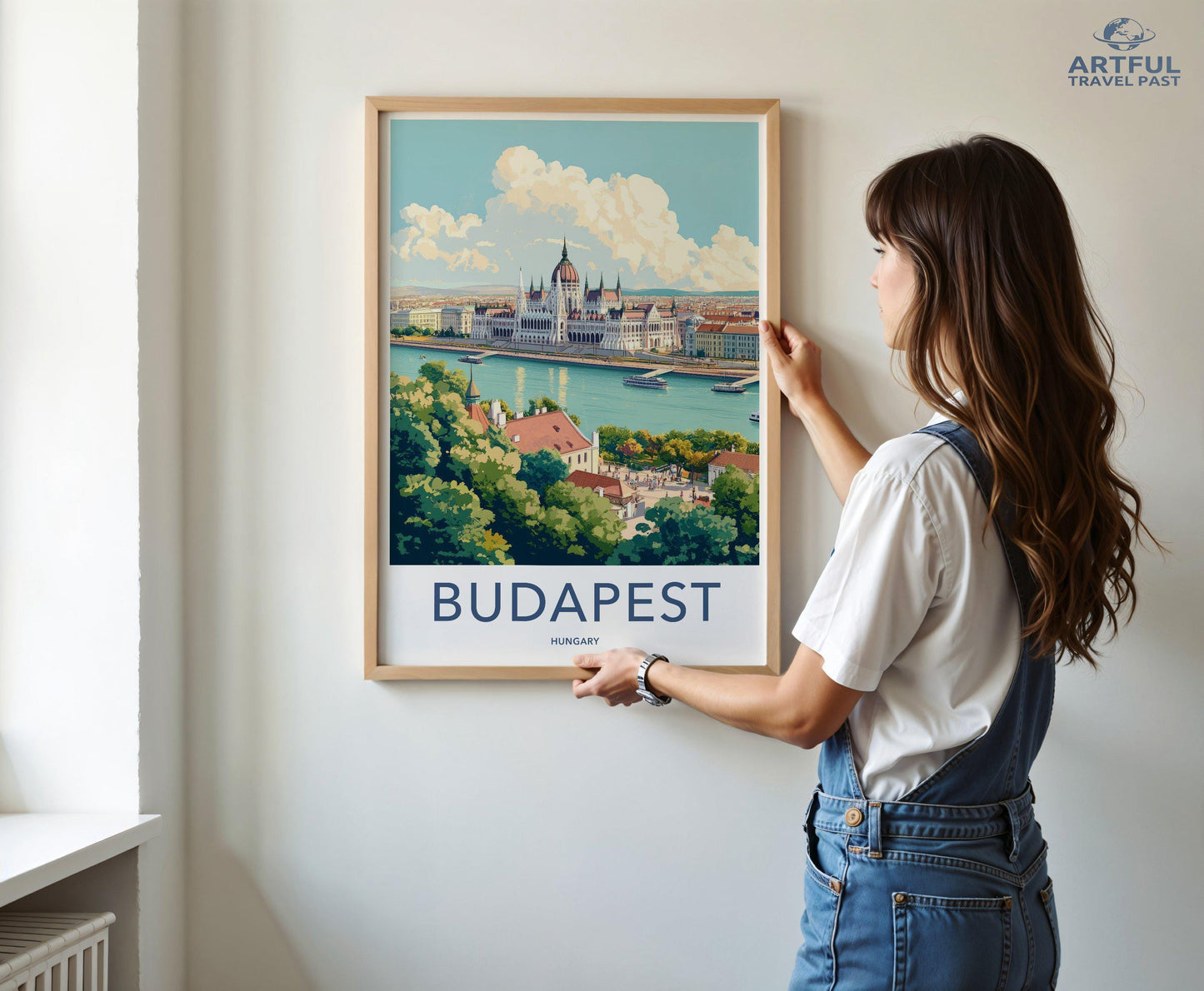 Budapest Poster | Hungary Wall Art | Eastern Europe Decor