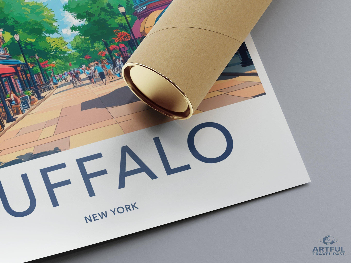 Buffalo Poster | New York Wall Art | America Decor