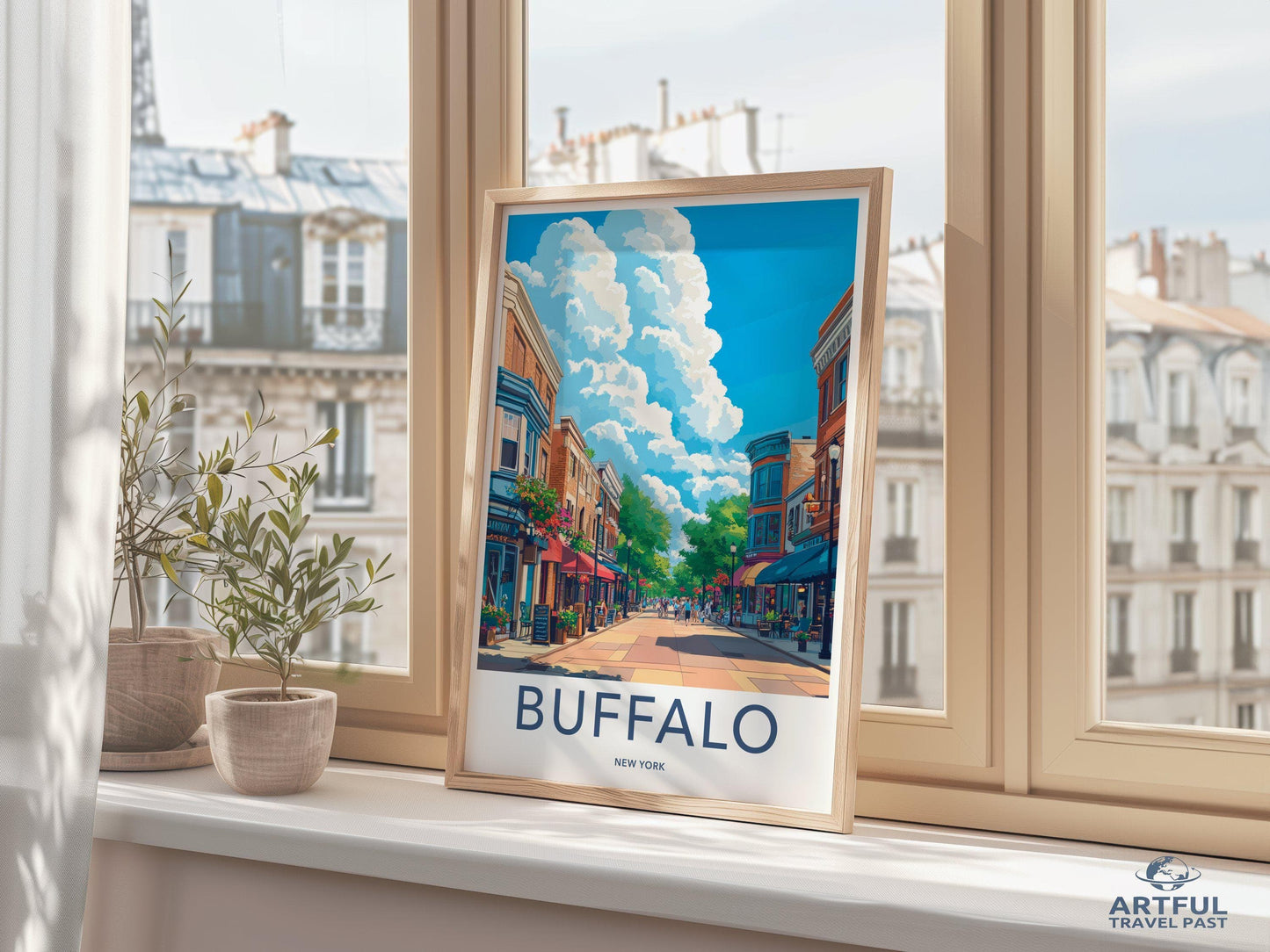 Buffalo Poster | New York Wall Art | America Decor