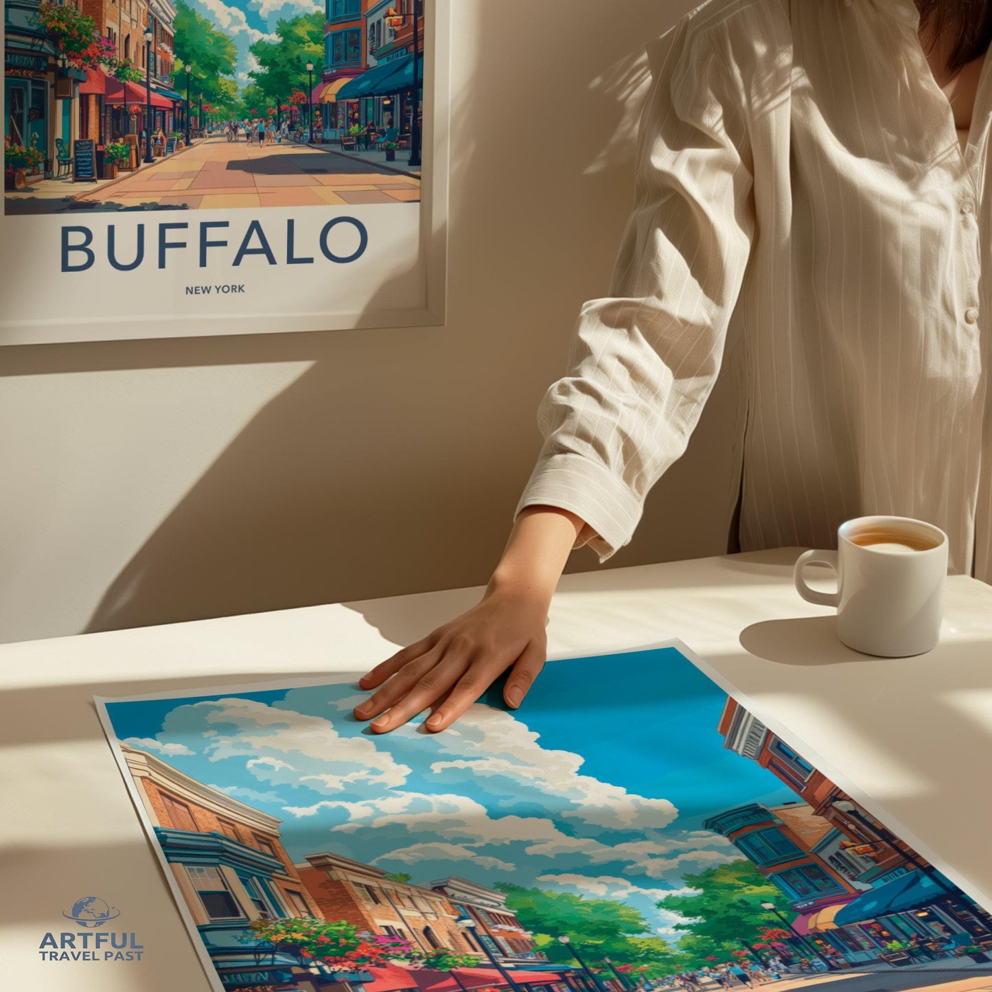 Buffalo Poster | New York Wall Art | America Decor