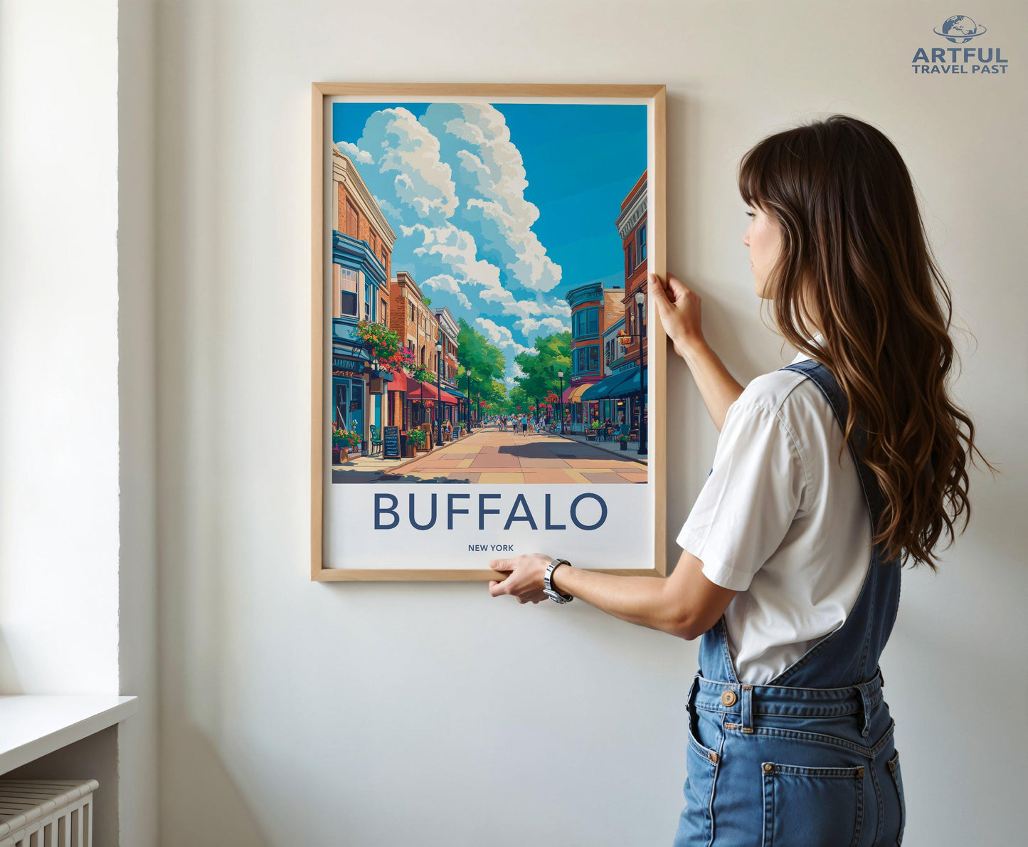 Buffalo Poster | New York Wall Art | America Decor