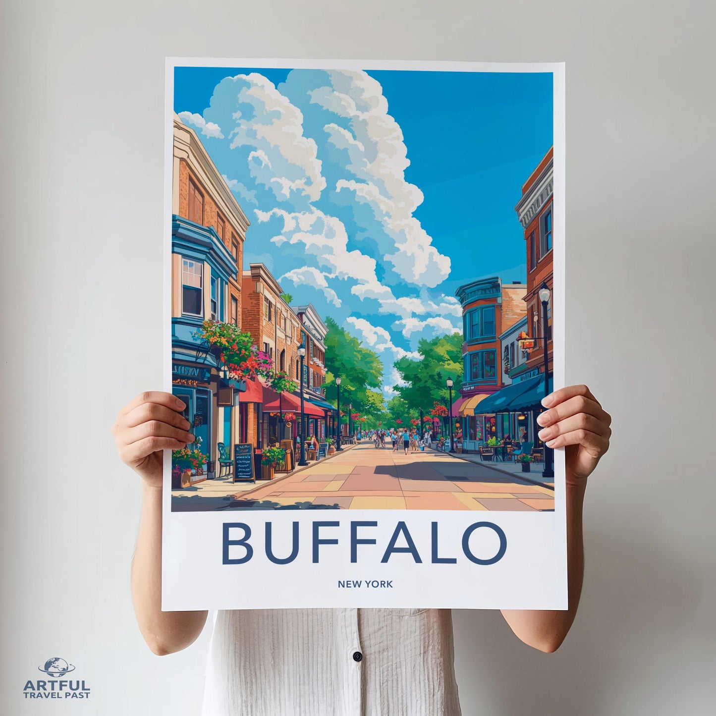 Buffalo Poster | New York Wall Art | America Decor