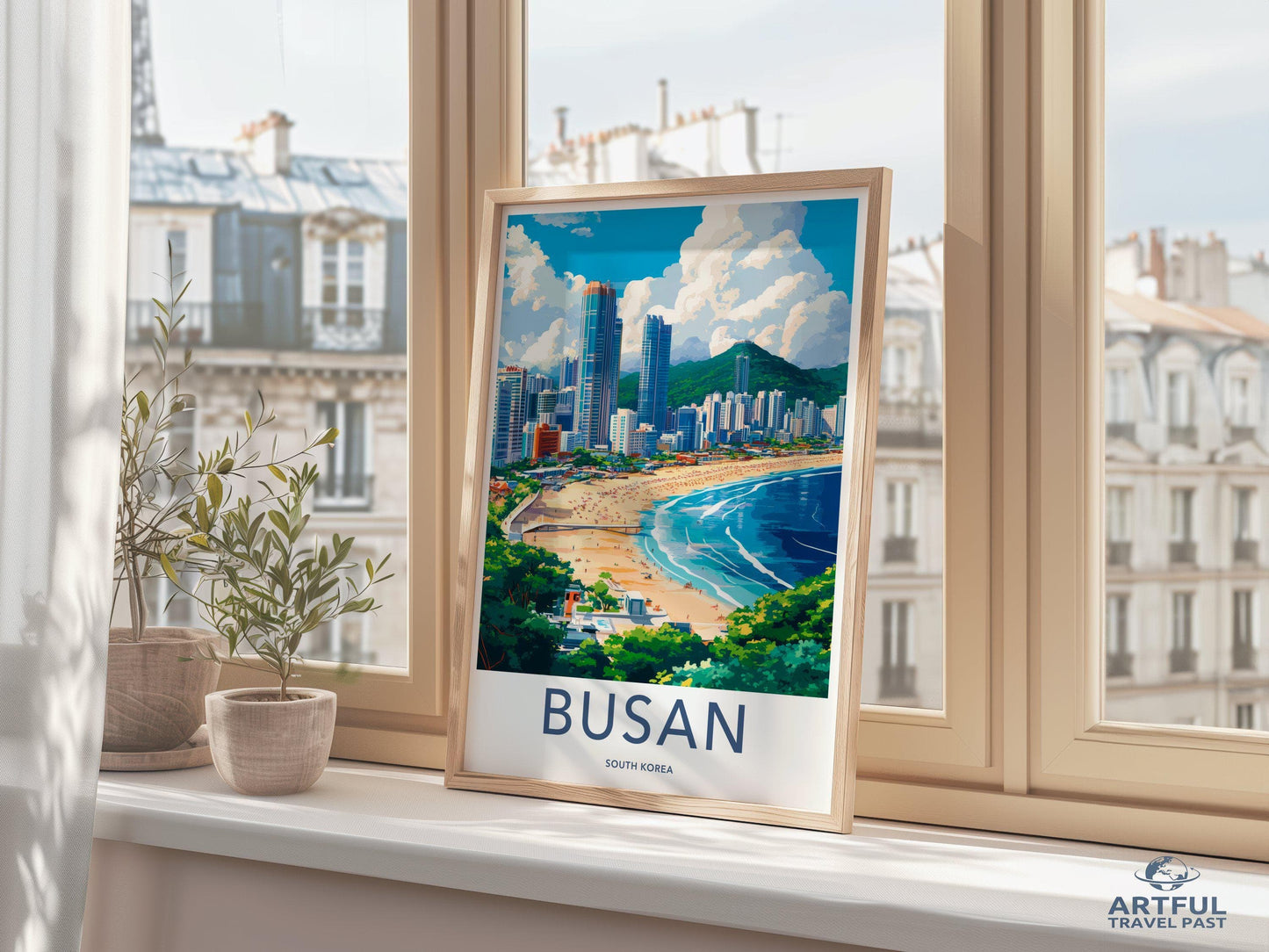 Busan Poster - South Korea Wall Art