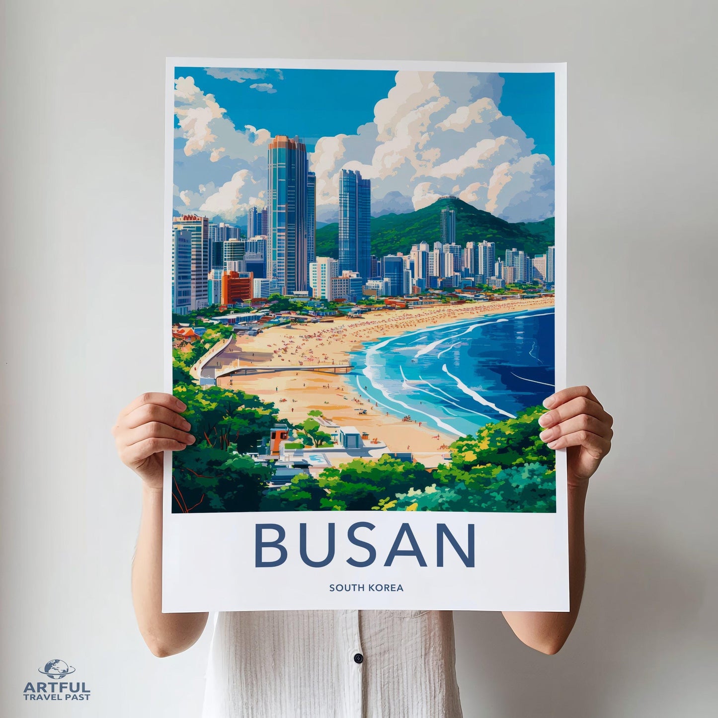 Busan Poster - South Korea Wall Art