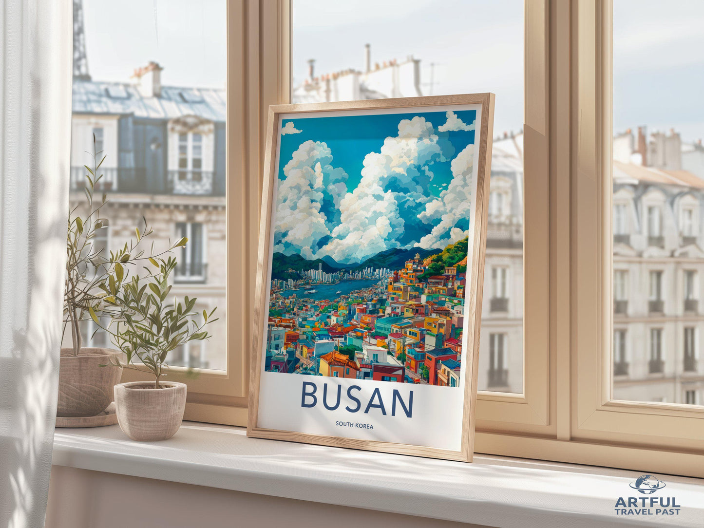 Busan Poster - South Korea Wall Art