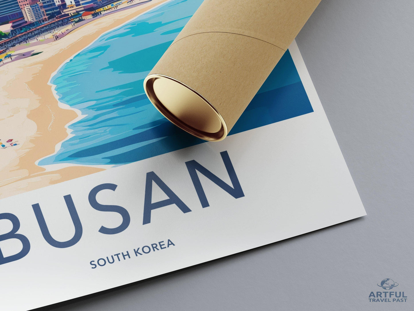 Busan Poster | South Korea Wall Art | Asia Decor