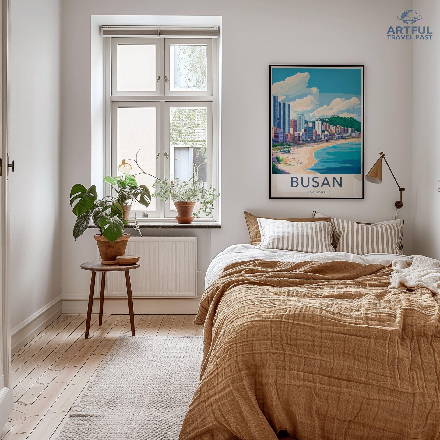 Busan Poster | South Korea Wall Art | Asia Decor