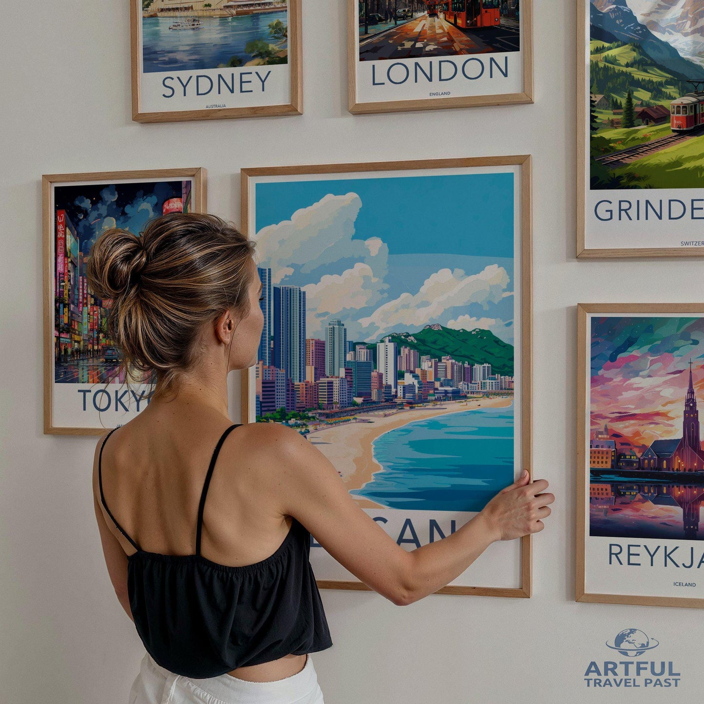 Busan Poster | South Korea Wall Art | Asia Decor