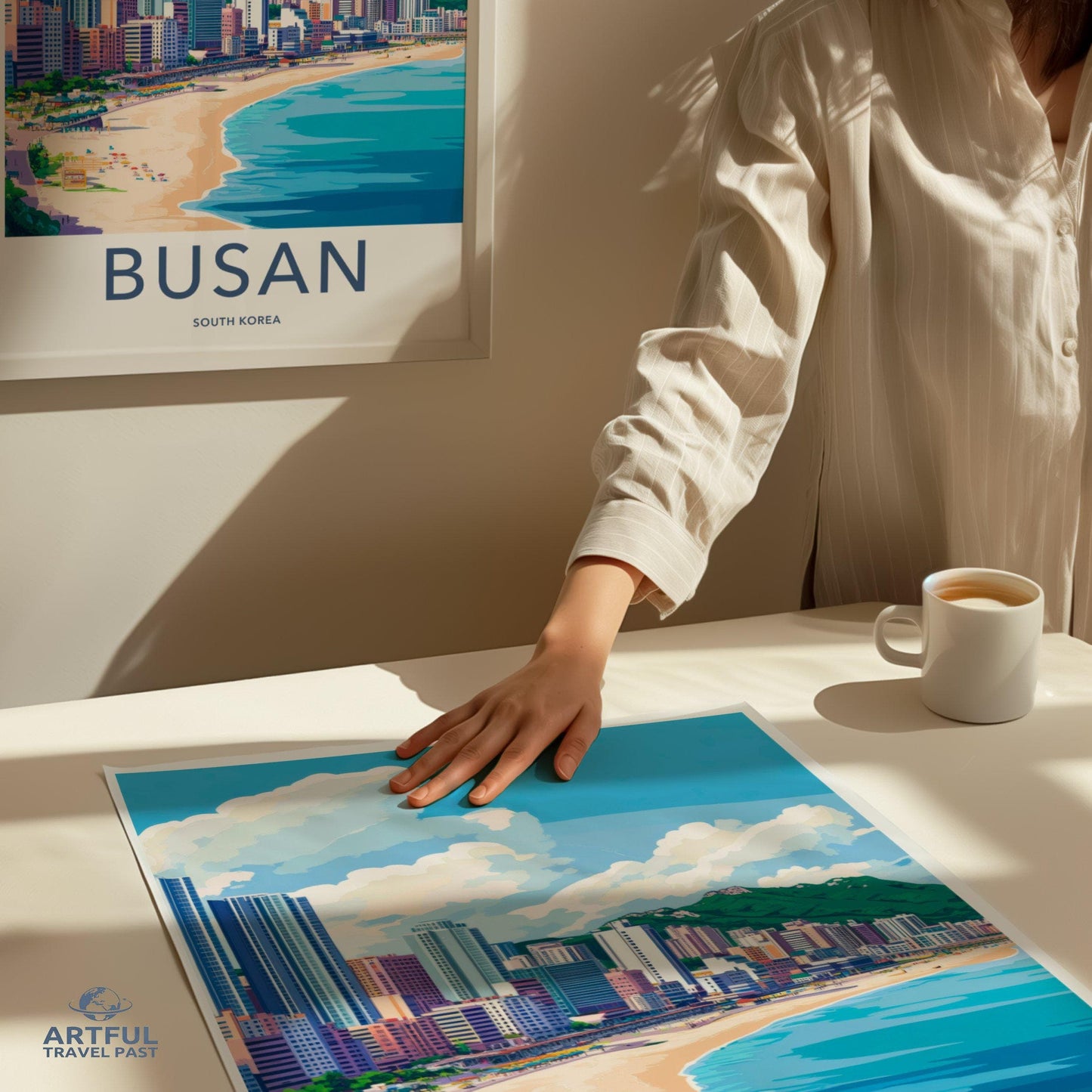 Busan Poster | South Korea Wall Art | Asia Decor