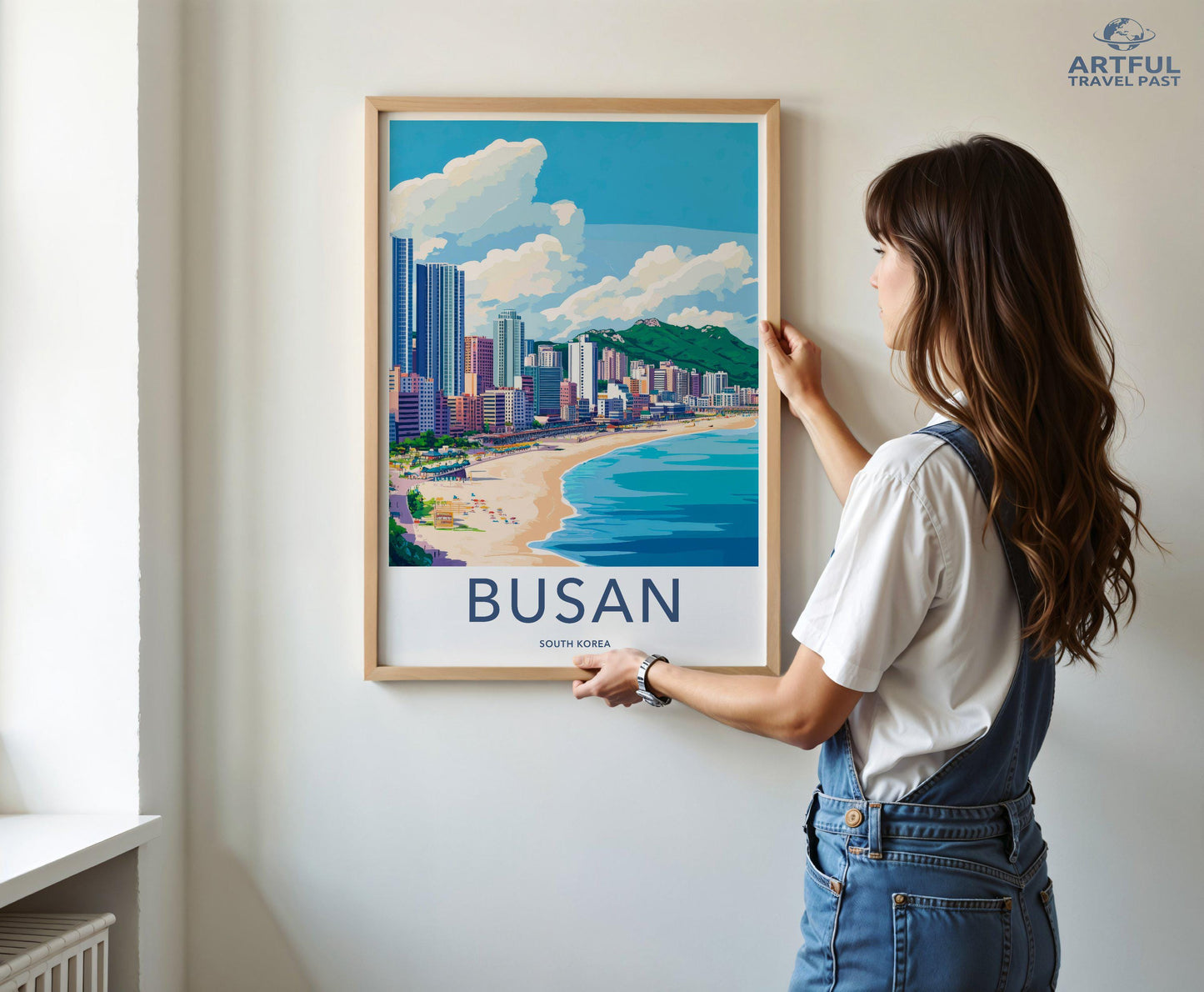 Busan Poster | South Korea Wall Art | Asia Decor
