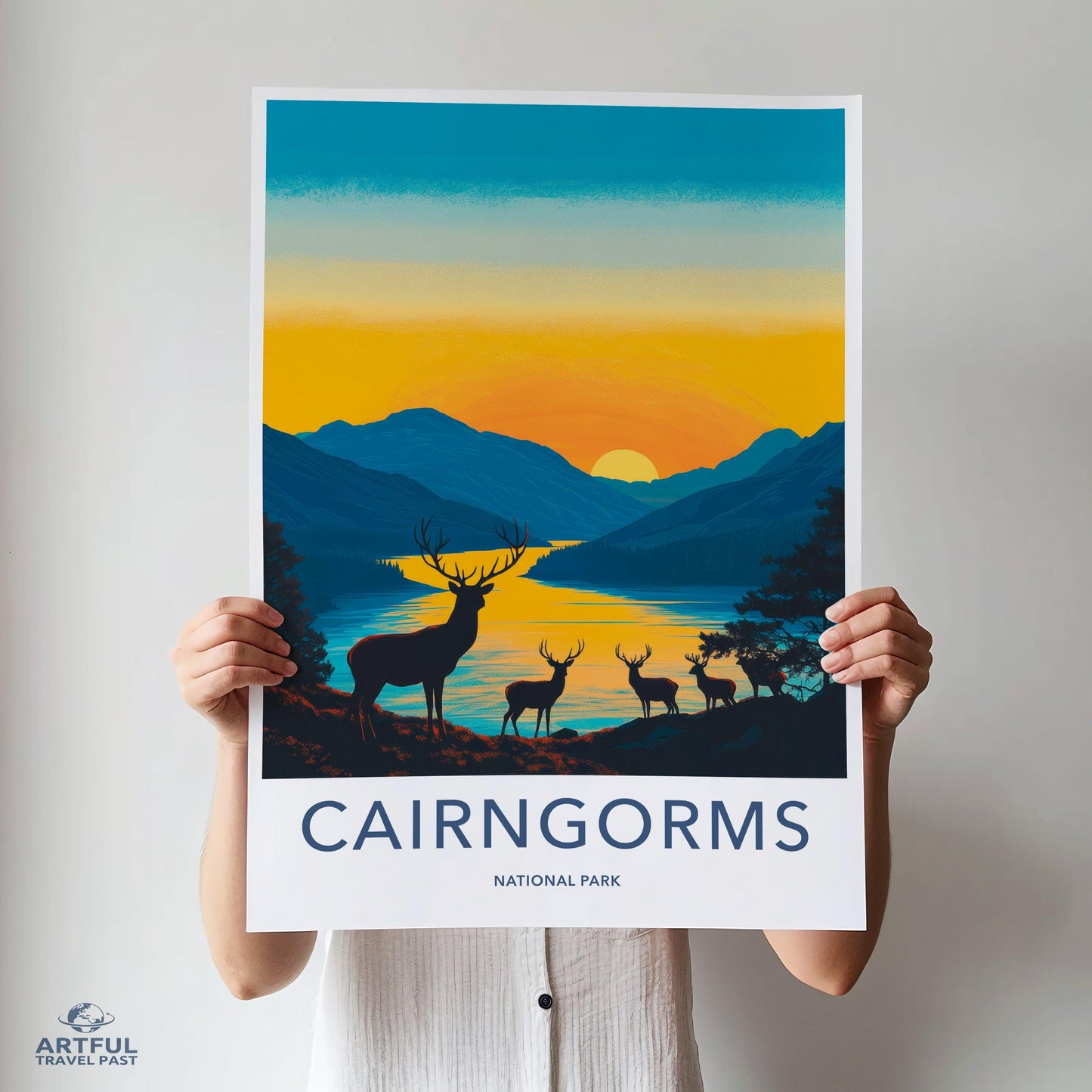 Cairngorms National Park Poster | Scotland Wall Art