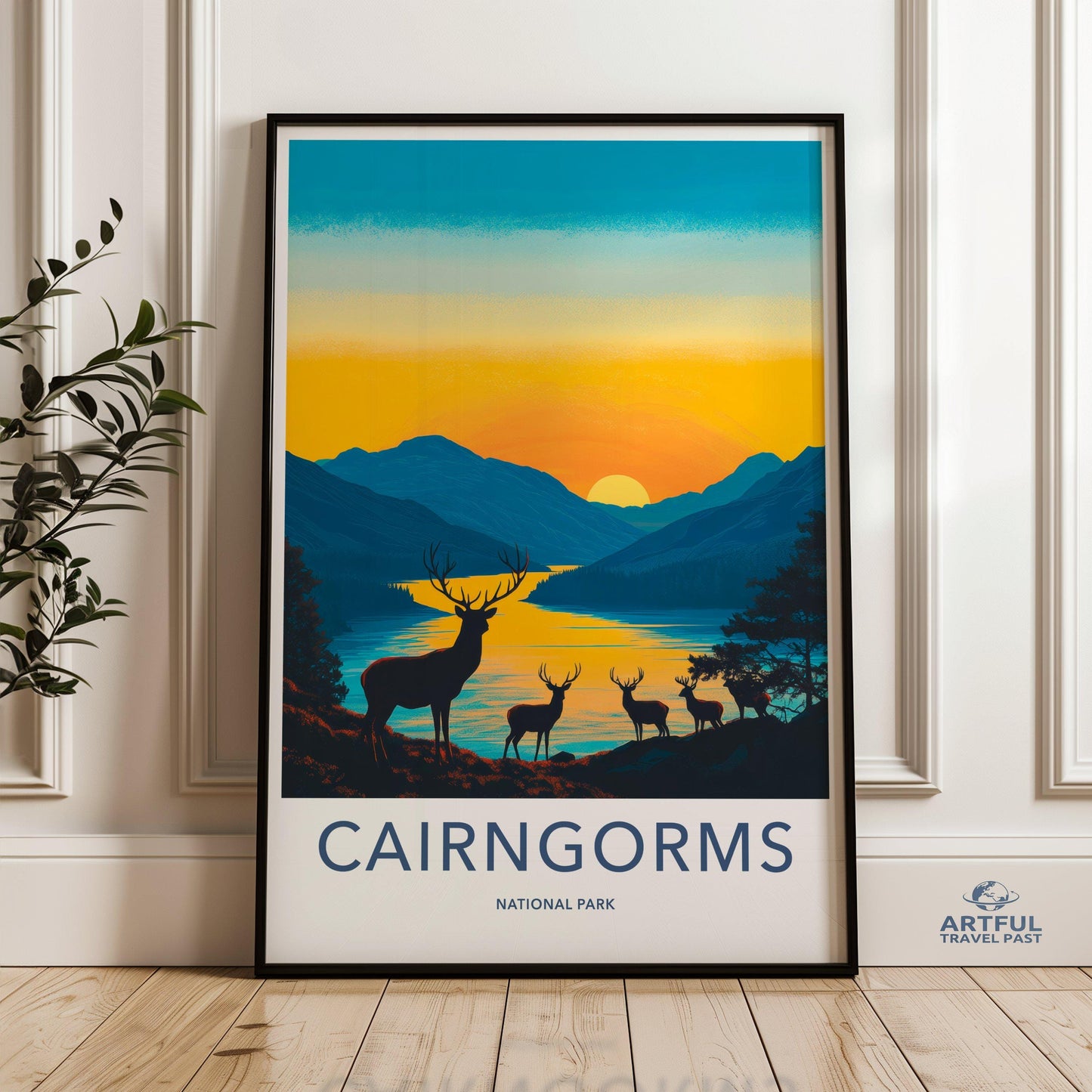 Cairngorms National Park Poster | Scotland Wall Art