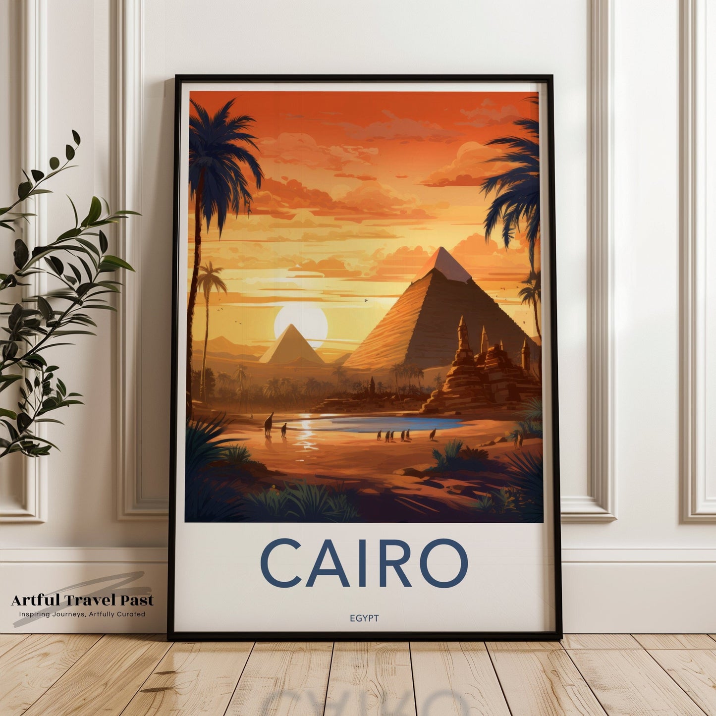 Cairo Poster | Egypt Wall Art | Africa Decor