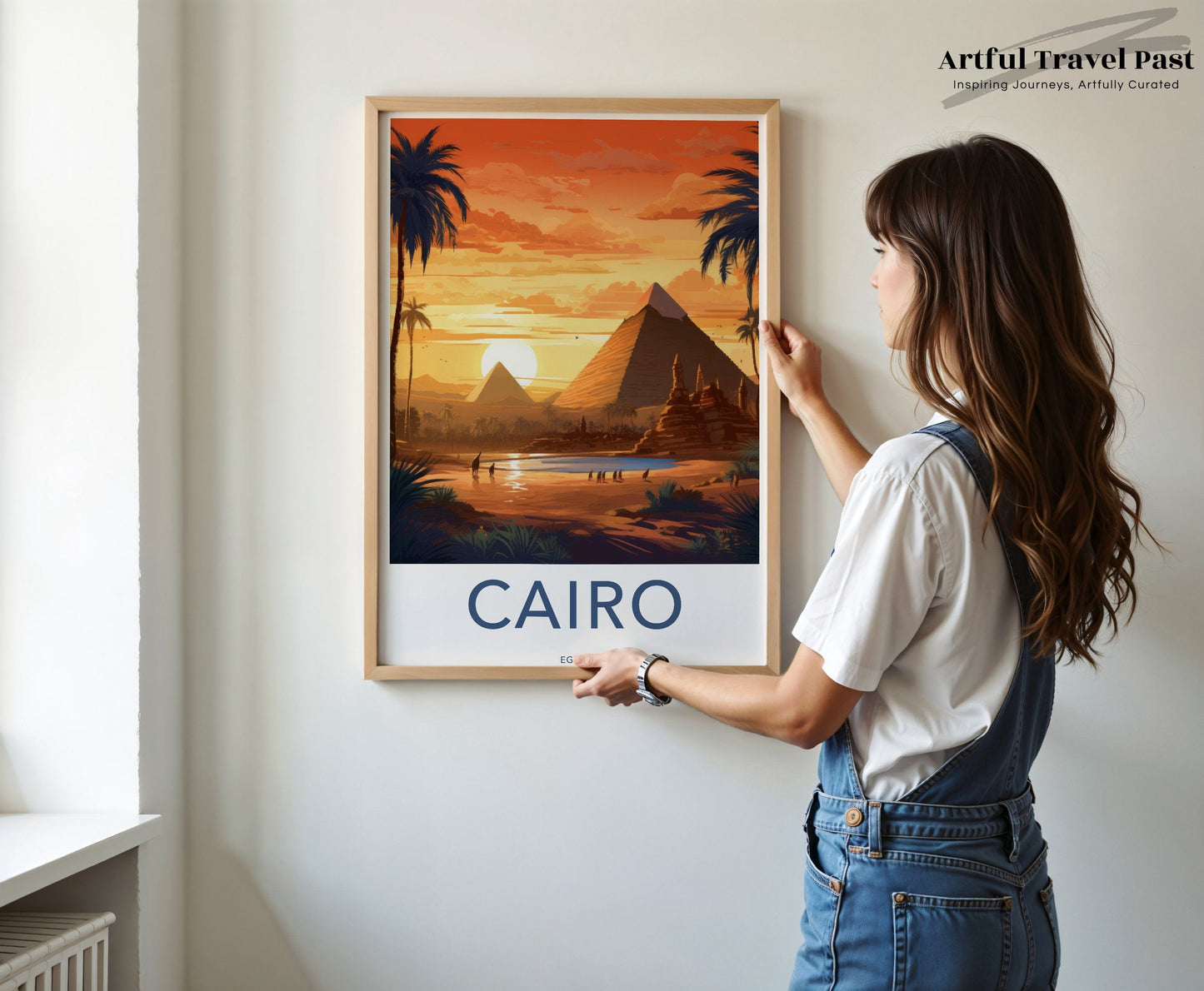 Cairo Poster | Egypt Wall Art | Africa Decor
