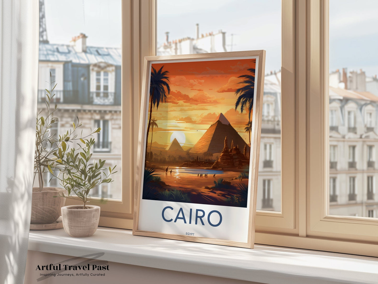 Cairo Poster | Egypt Wall Art | Africa Decor