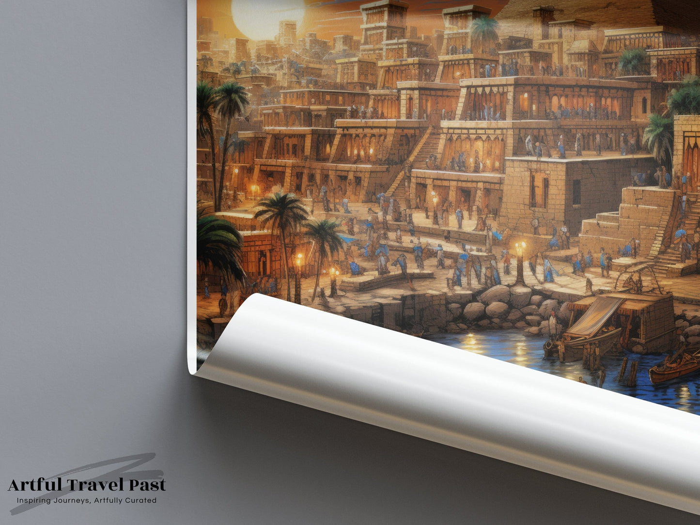 Cairo Poster | Egypt Wall Art | Africa Decor